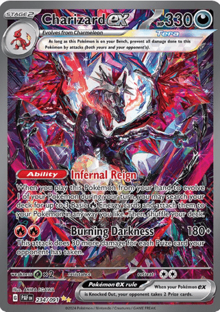 Pokemon TCG Paldean Fates - Charizard EX-234/091 