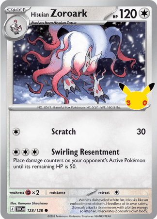 Pokemon TCG 30th Celebration - Single Card List 