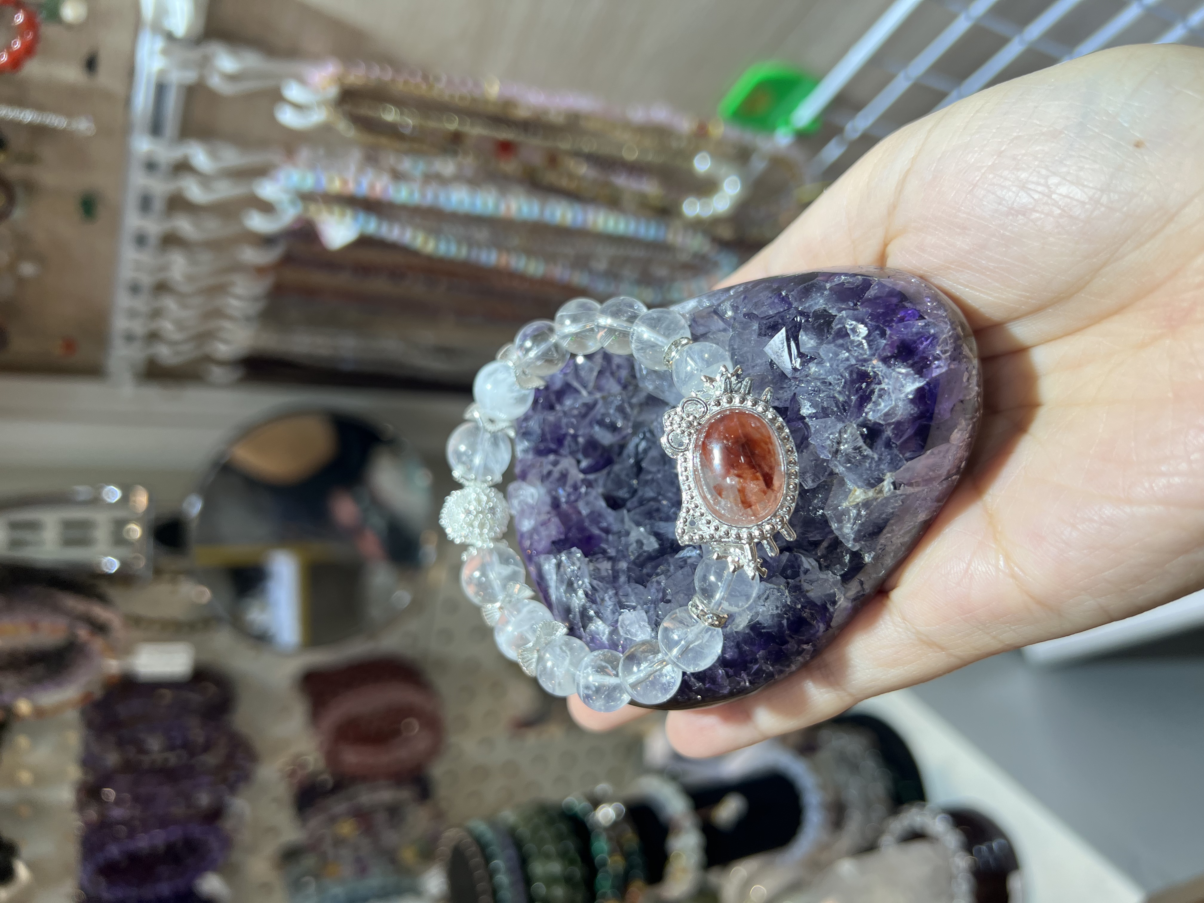 紅膠花kitty+白幽靈