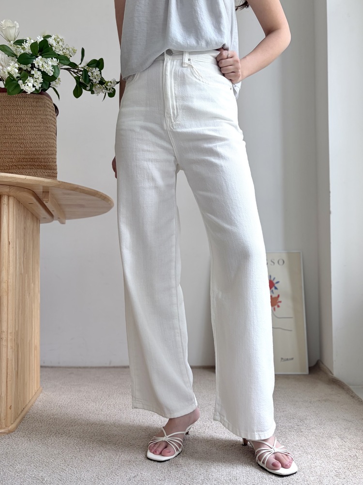 [極涼!!] Summer Lightweight White Jeans
