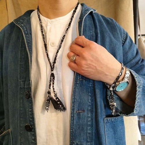 只按訂單生產~Atease EASE BANDANA NECKLACE MESH pre order/訂購