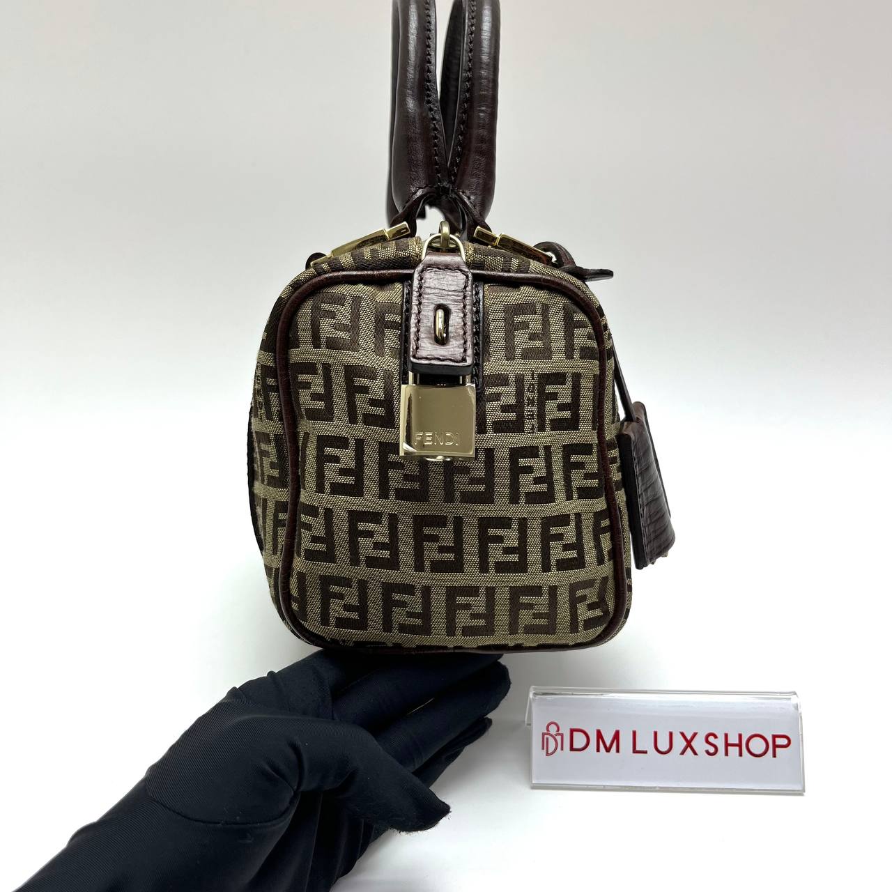 Fendi Zucchino Mini Boston