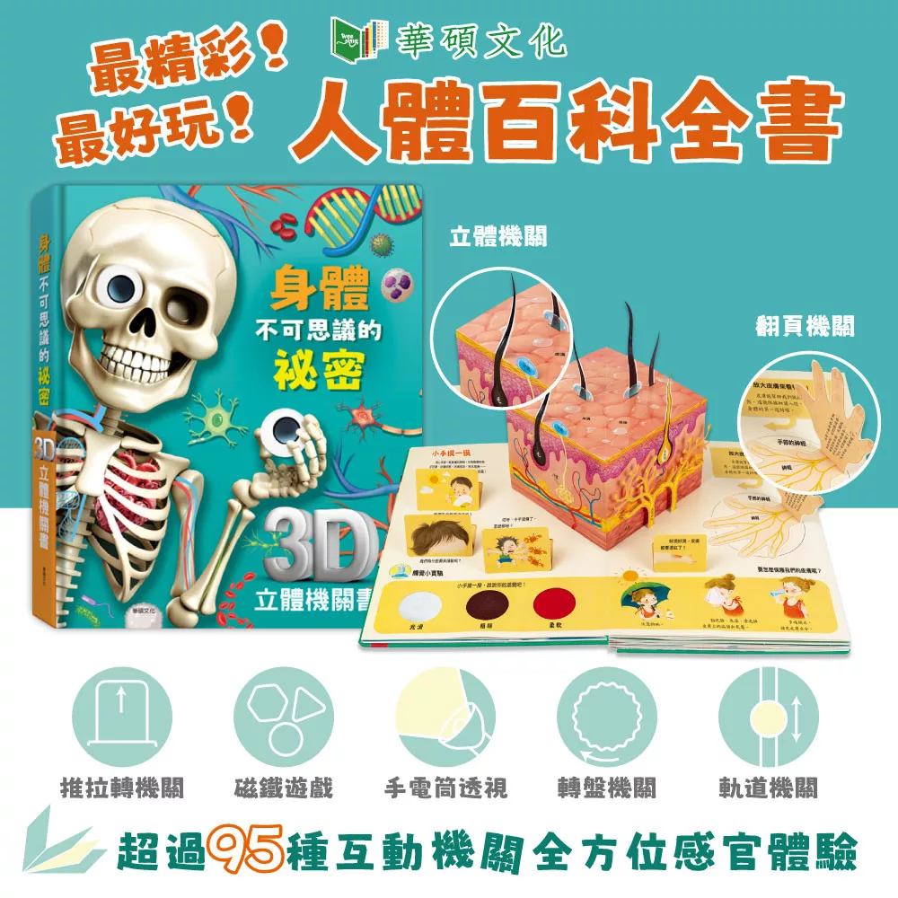 🔸預購貨品🔸身體不可思議的祕密：3D立體機關書