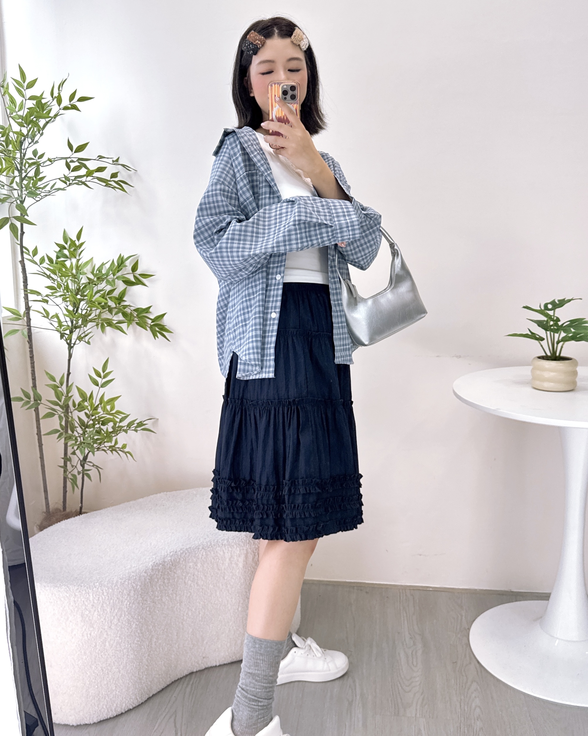 ESP-小清新Ruffle半截裙 2色