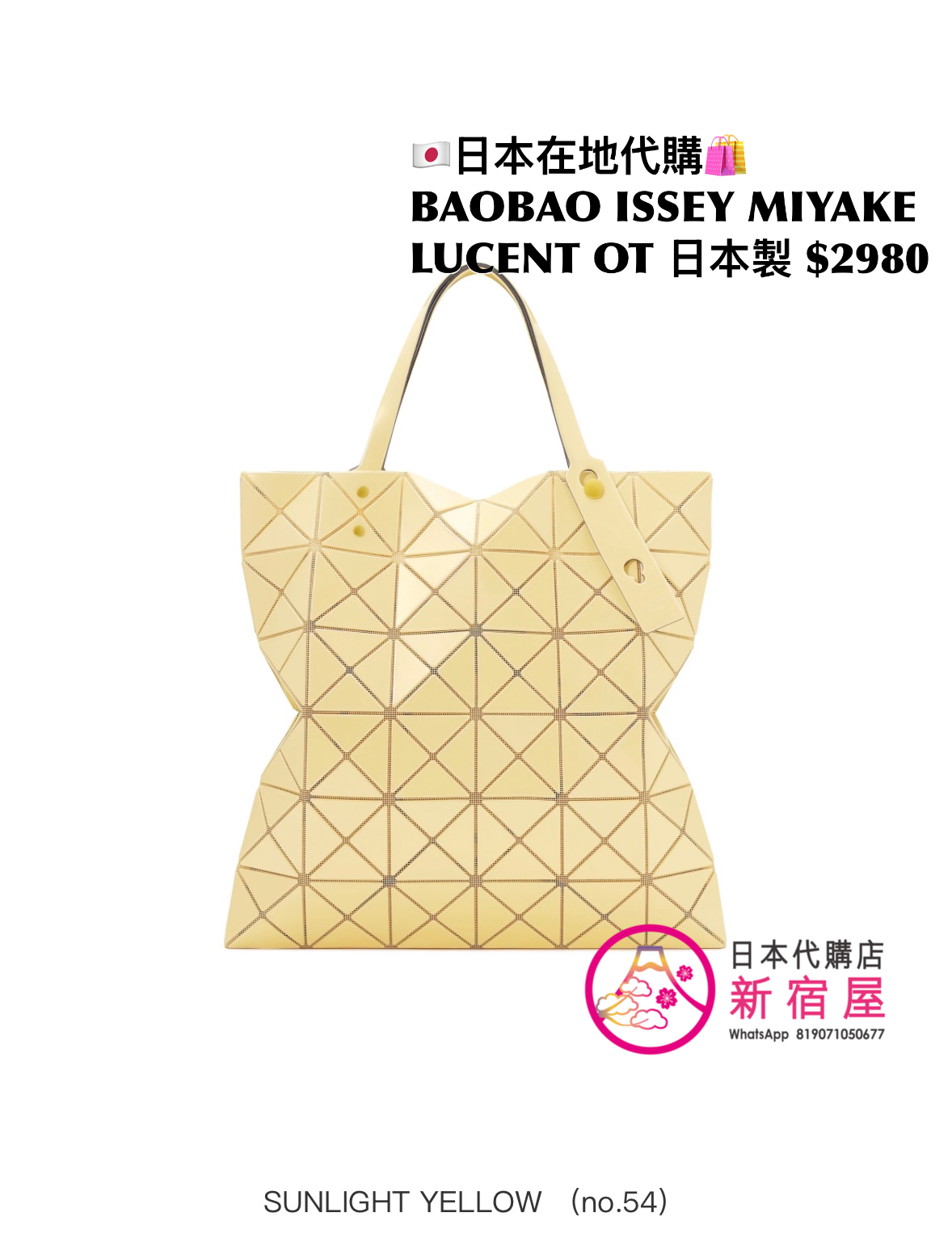 BAOBAO ISSEY MIYAKE LUCENT ONE-TONE