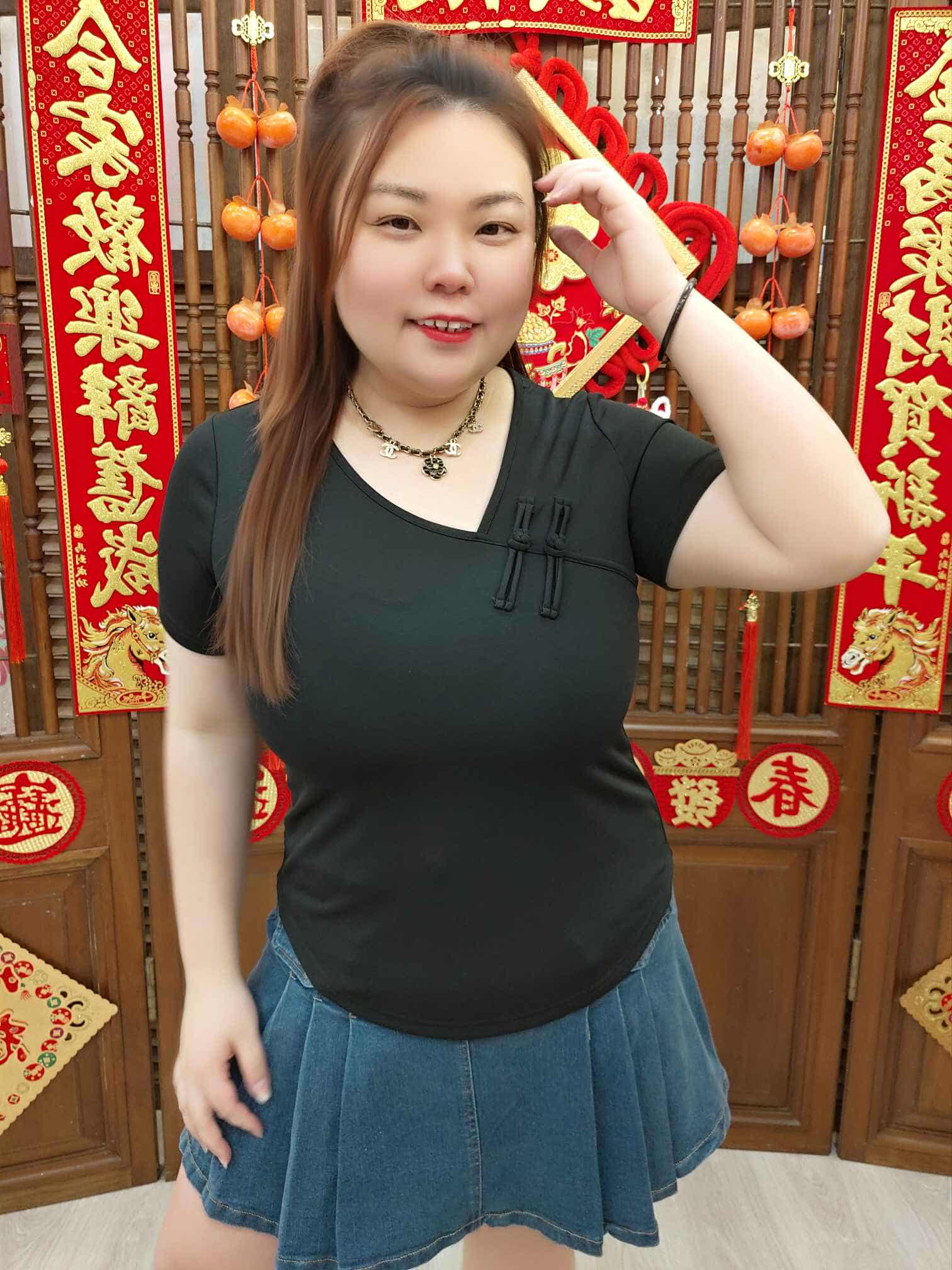 DBD02 TW#5268 潮V领盘扣款上衣