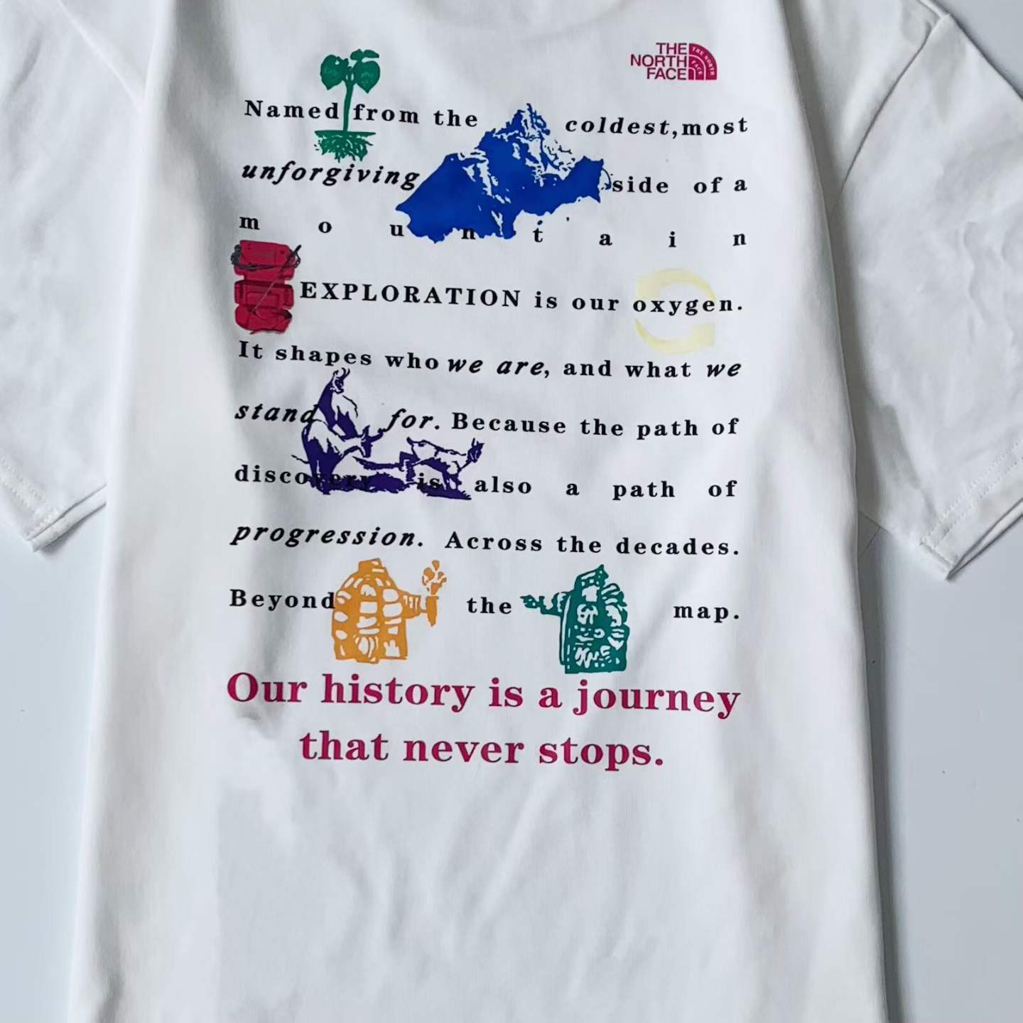 預訂 TNF Journey History短袖tee [貨號26A527]