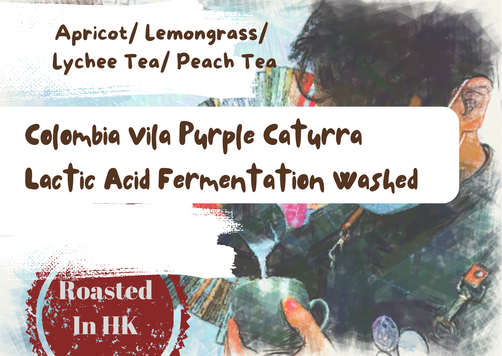 Colombia Vila Purple  Caturra Lactic Acid Fermentation Washed