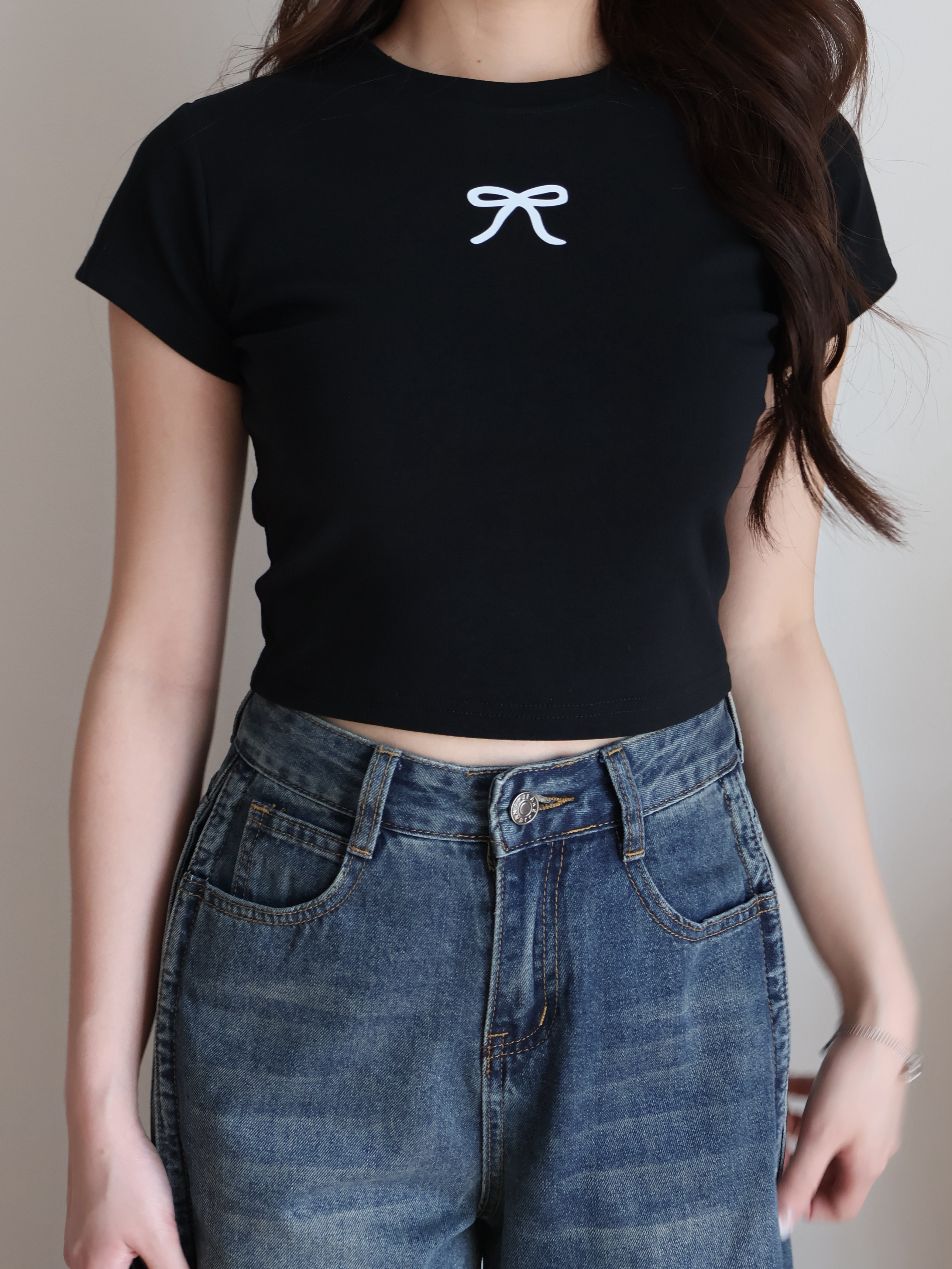 Nabi Cropped Top | Black
