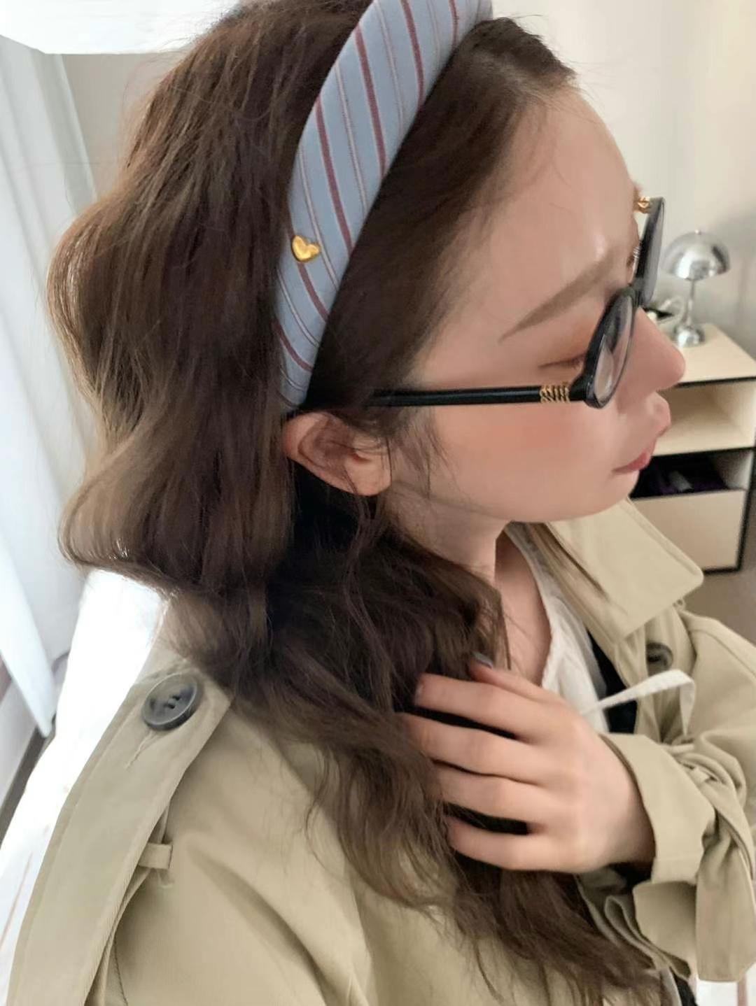 ♥︎心心扣布面頭箍