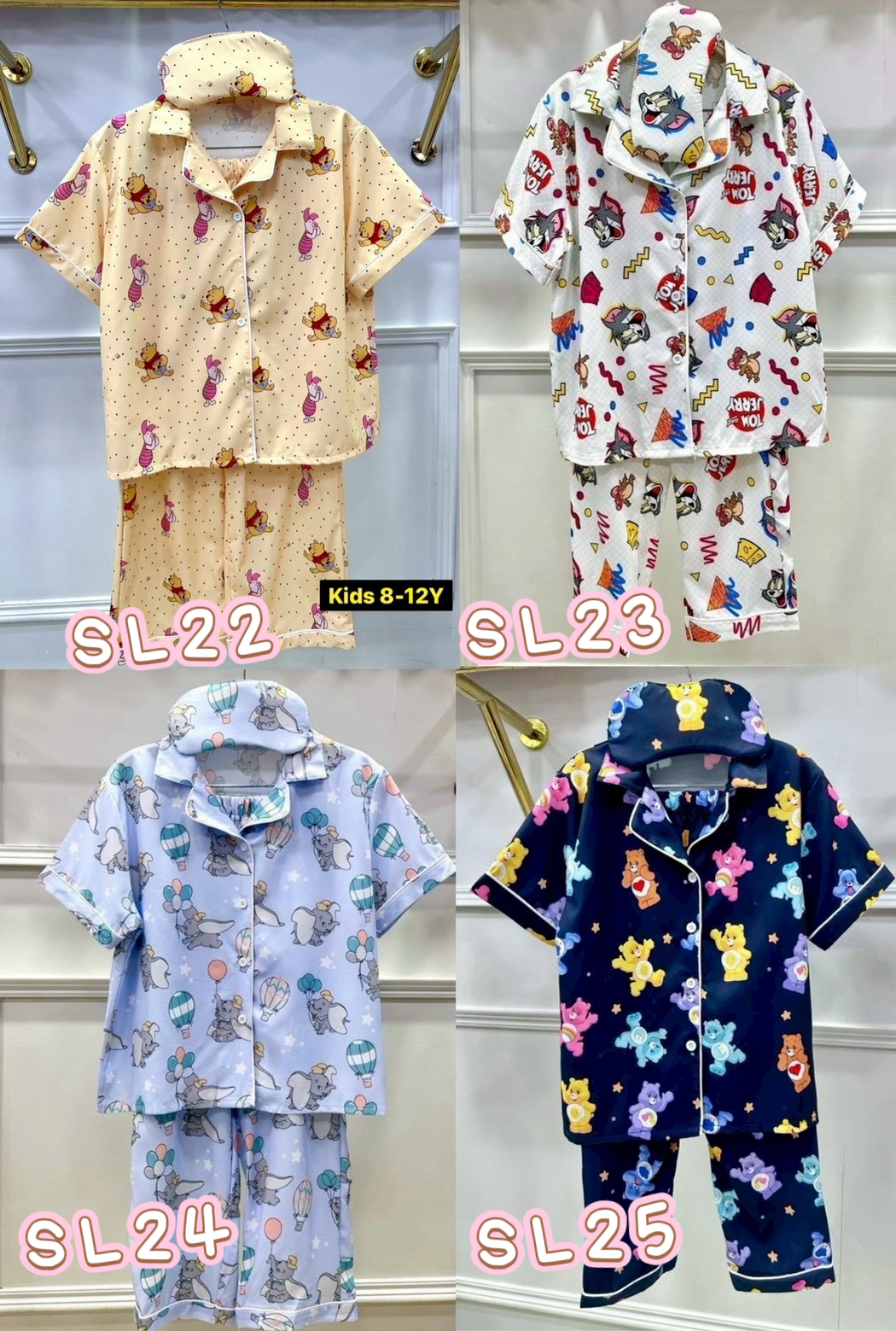 泰國直送真絲睡衣 兒童版