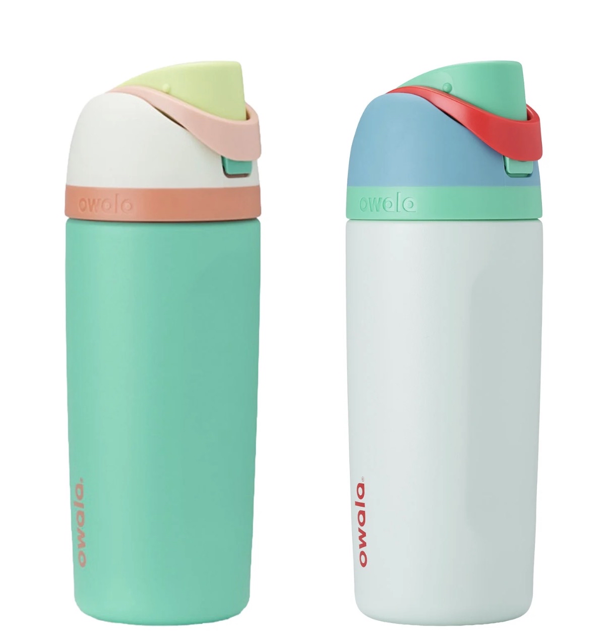 【IG 爆紅款】Owala FreeSip water bottle 專利吸管直飲二合一水樽 兩入組  16oz (470ml) - 絕美配色、健身/辦公室飲水神瓶