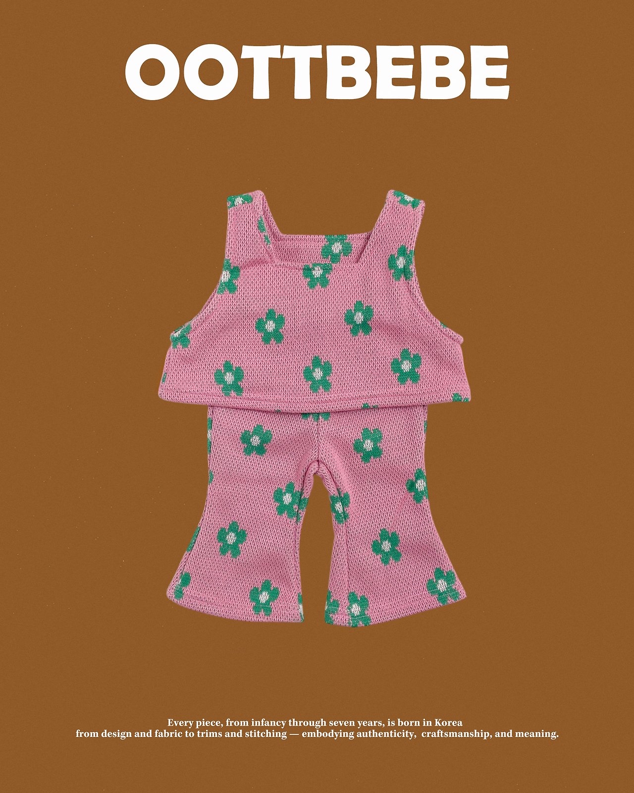 OOTT | Flower knit set