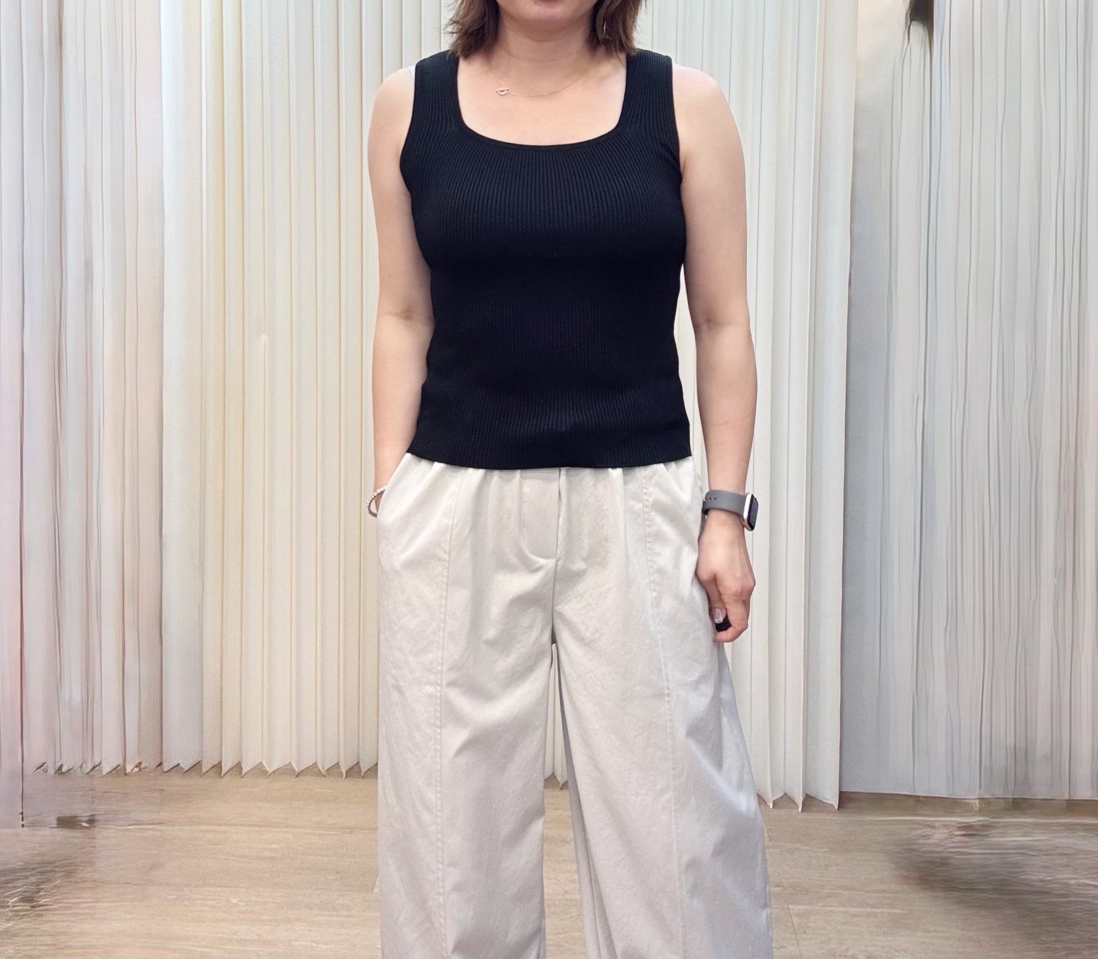 韓國U領針織背心 M585 04Pe58160