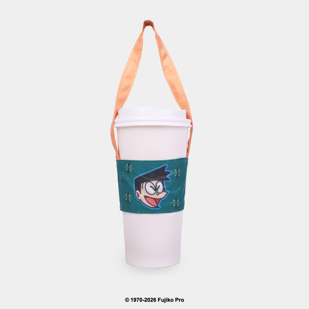 [訂購] 多啦A夢飲品杯套 杯袋 （全角色大集合) 旅行