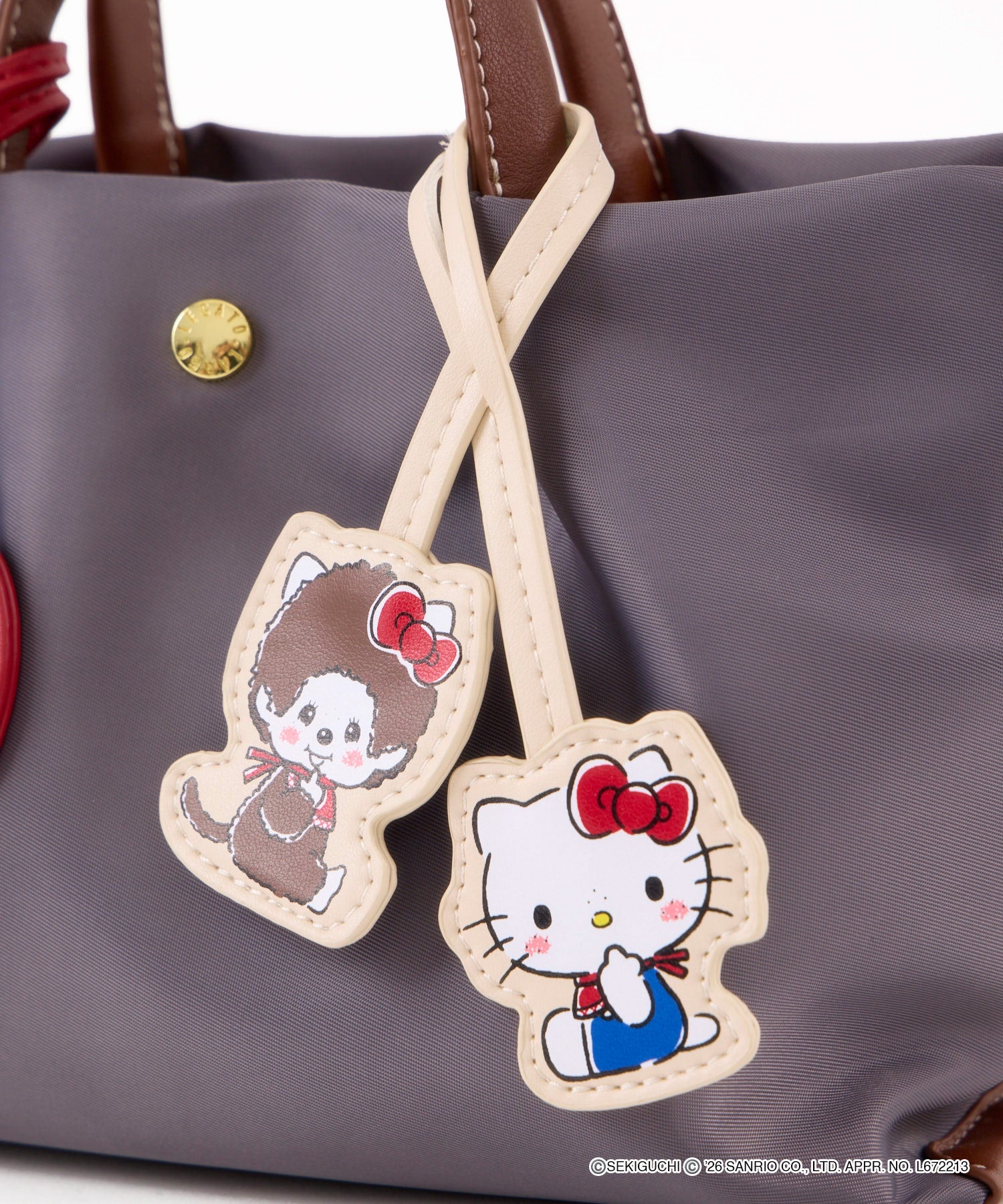 🎀【預訂】Monchhichi × Hello Kitty Charm mini bag G