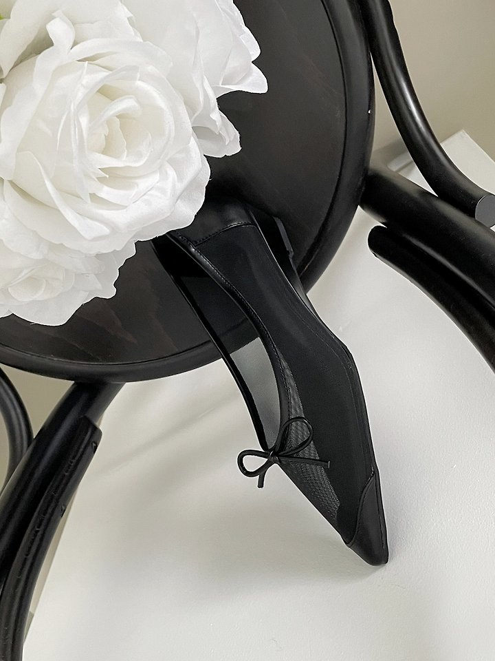 Mesh Pointed Toe Flats (3 colors)