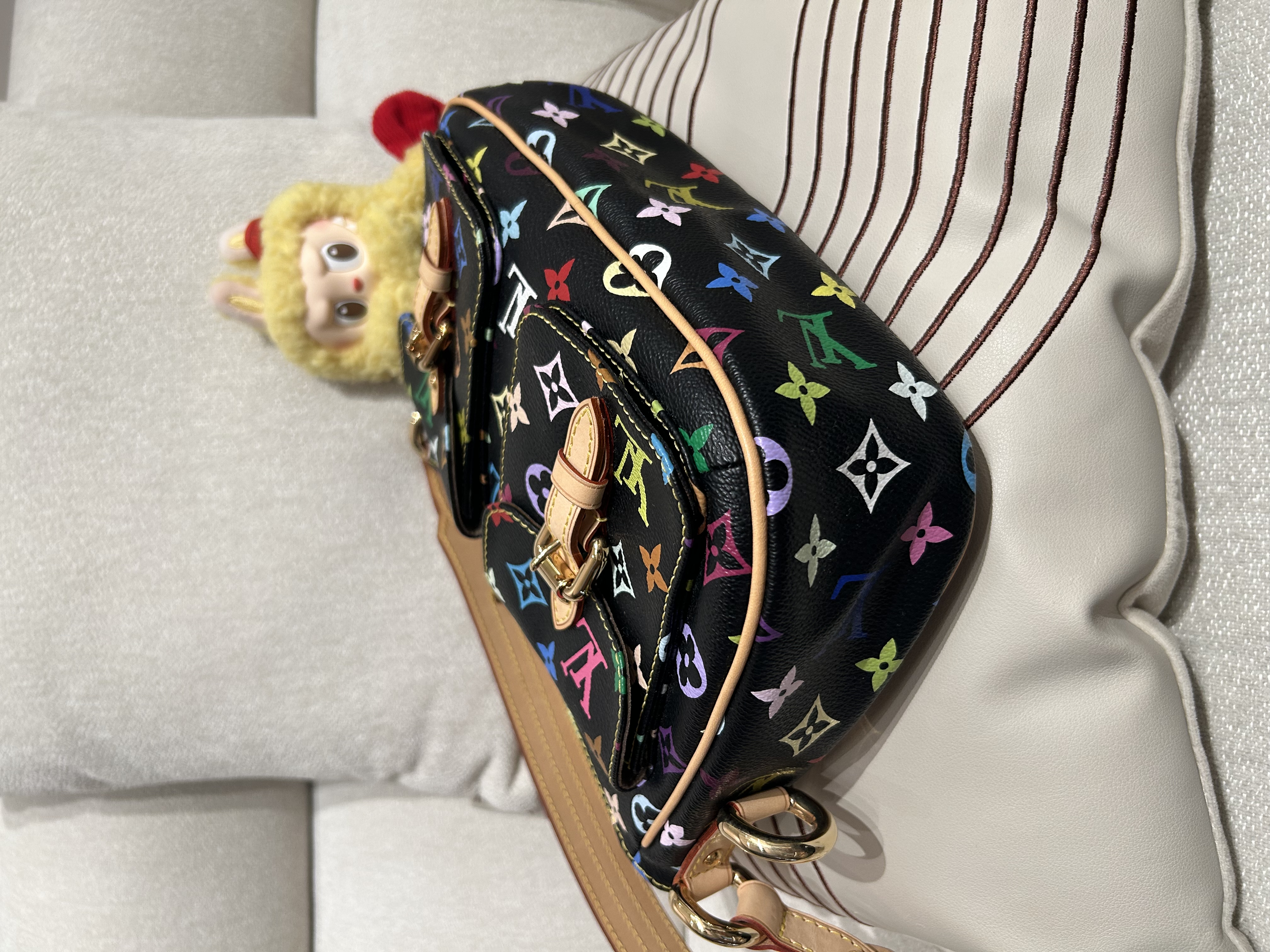 Lv Lodge PM 村上隆Shoulder Bag M40054 限量版珍藏,100%Authentic , 未使用品 ✅Dust bag ✅box  