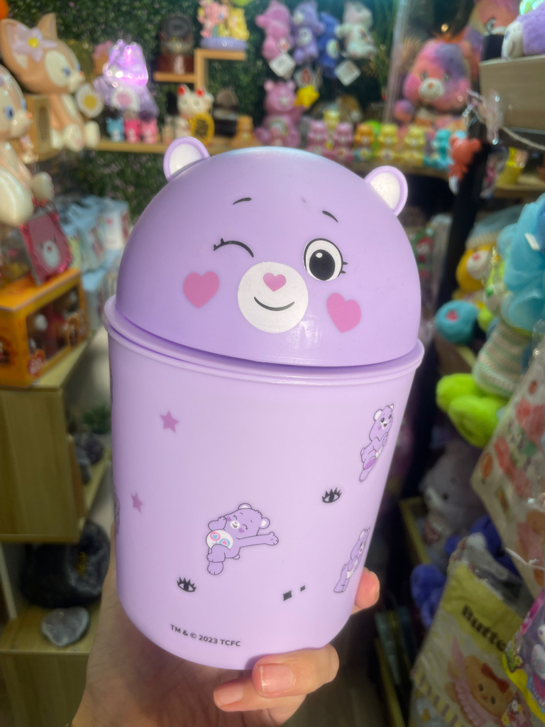 減價品🌈粉紅熊造型垃圾桶🐻