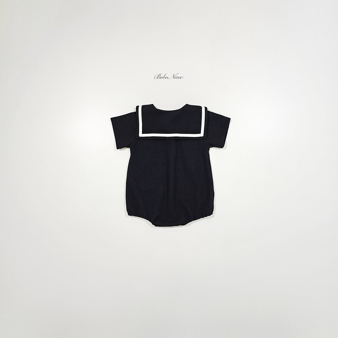 ☀️預訂 韓國直送☀️🇰🇷Bebenine兩色海洋風水手領短袖包屁衣