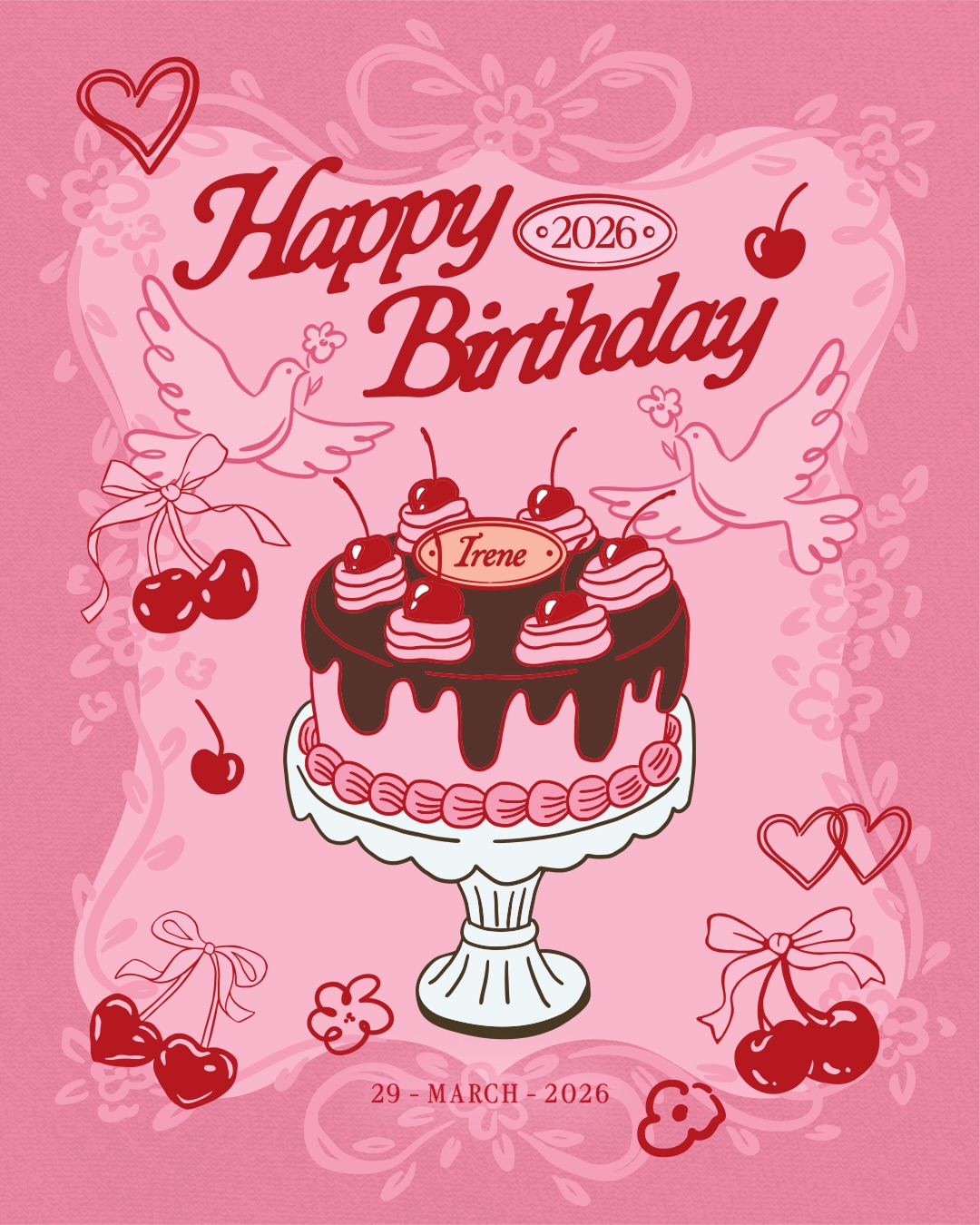 SM TOWN - Irene Happy Birthday Red Velvet Irene 生日官方周邊