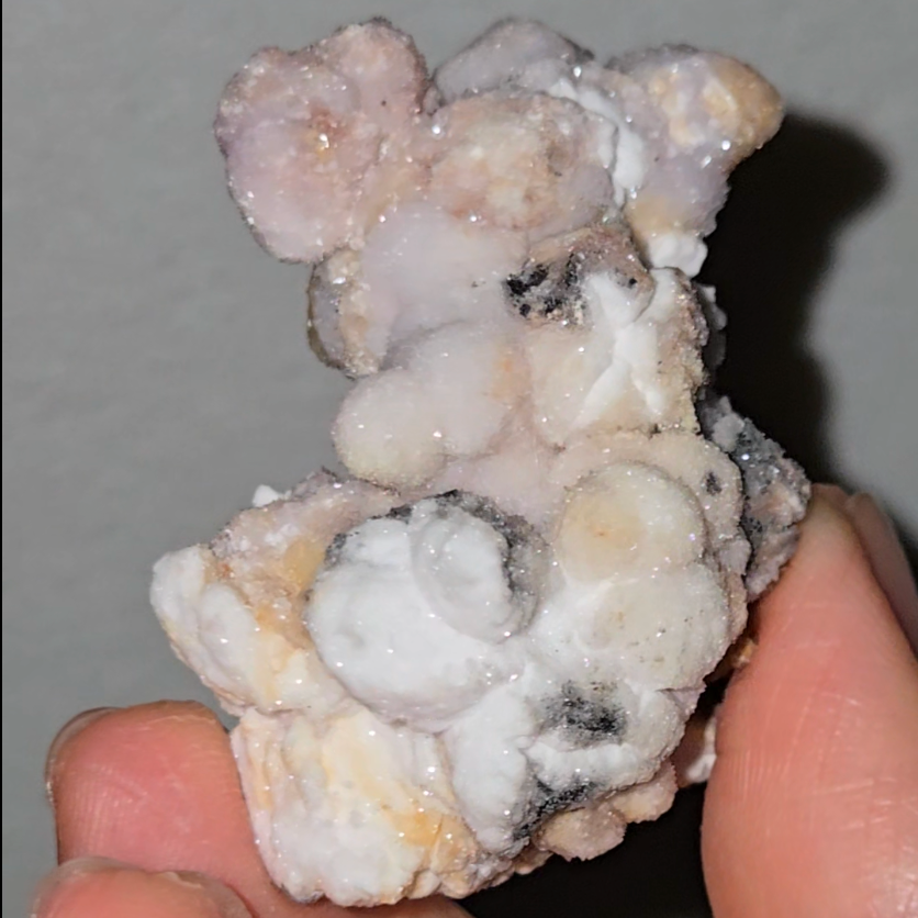 Lavender popcorn selenite from China - SEL42