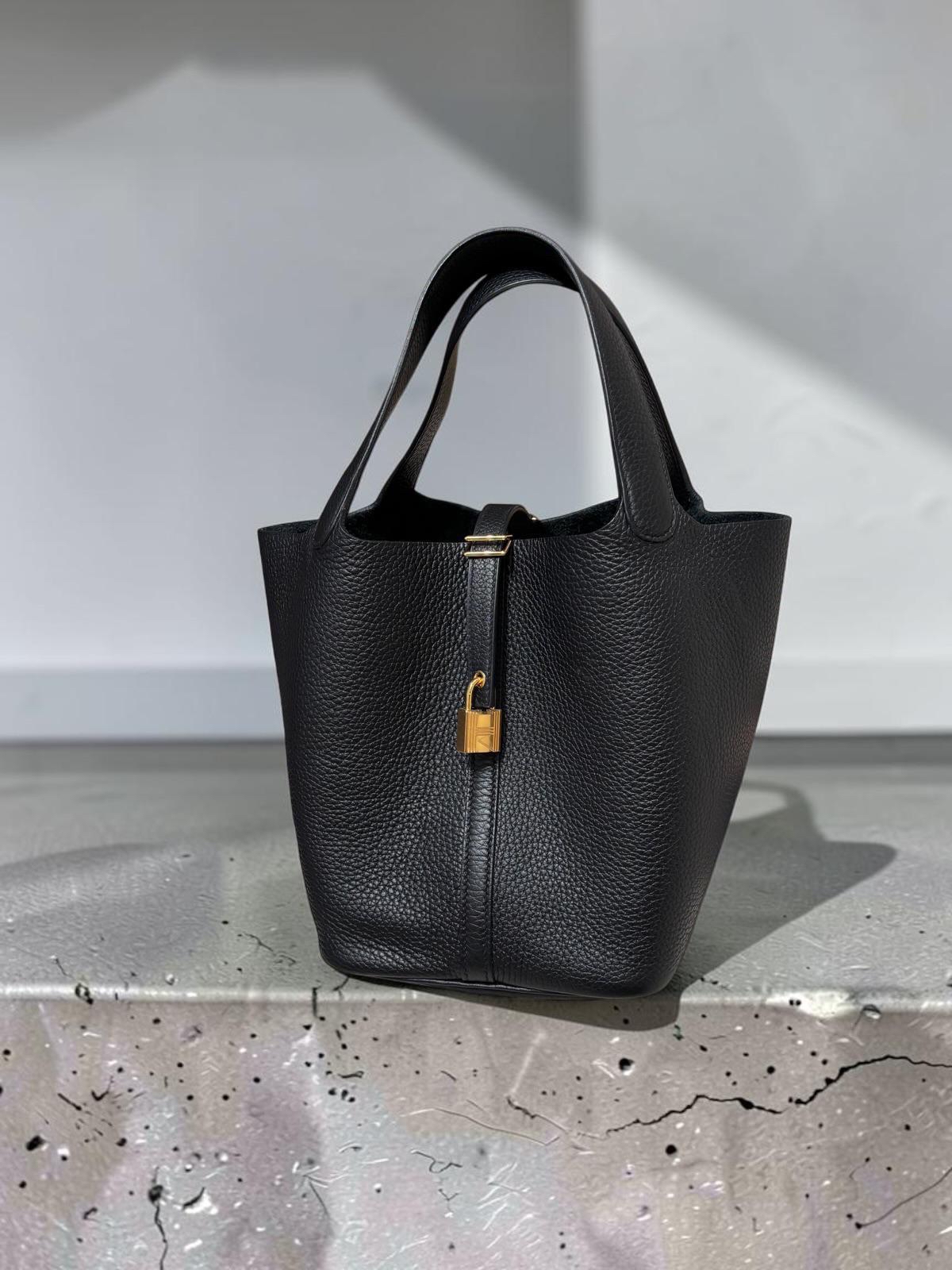 Hermes Picotin 22 Stamp Z 黑色金扣 100%Authentic, 98%New ✅收據✅Key Lock ✅Dust bag✅Box