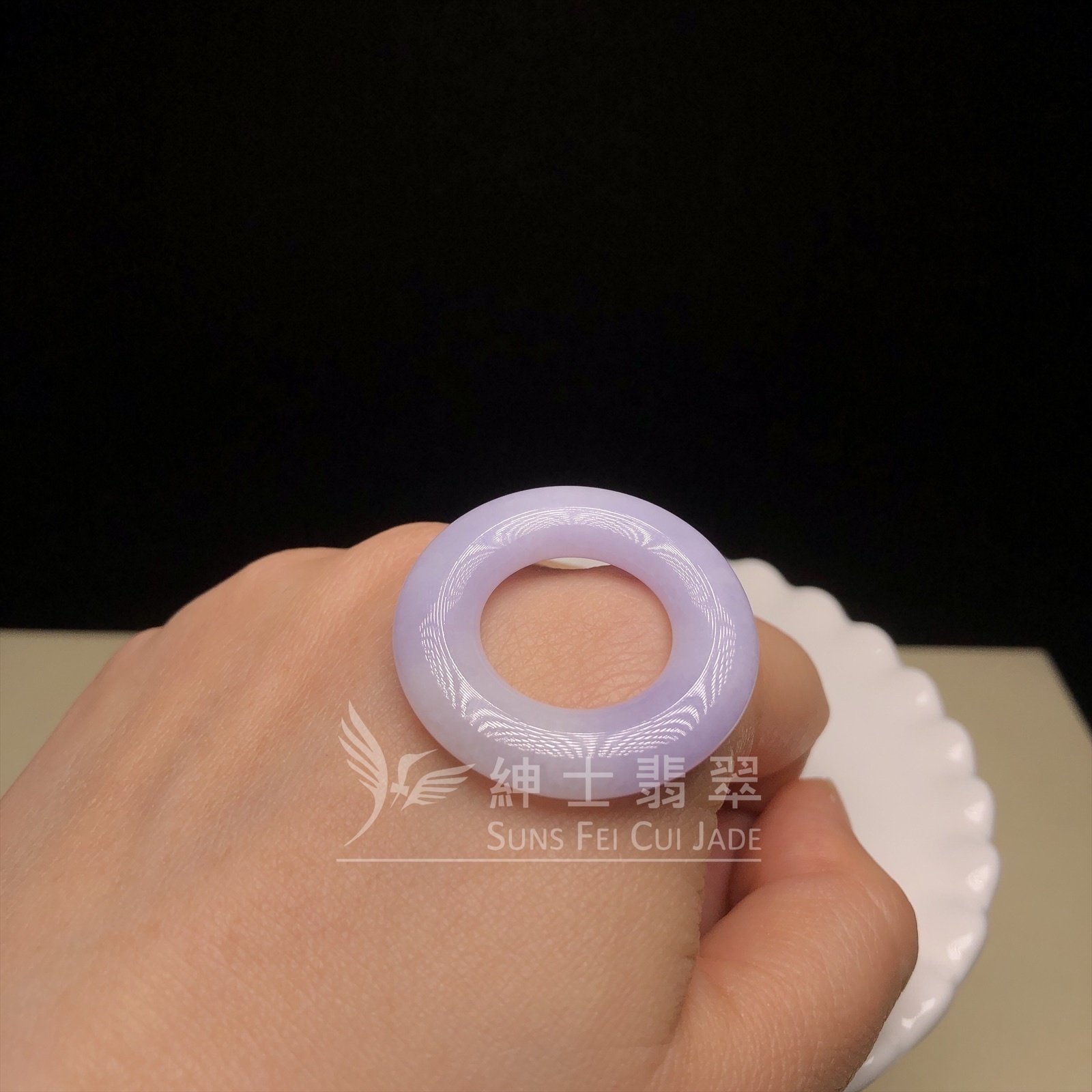 紫羅蘭平安環 YM00175