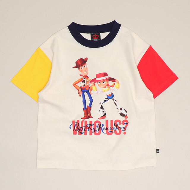 🆕【⭐訂購⭐】 🇯🇵日本直送 🌀#ToyStory ❣️ #親子裝❣️ 拼色袖印花短袖 tee［2款選］ 🌀 [ELCA-0006] [230309]