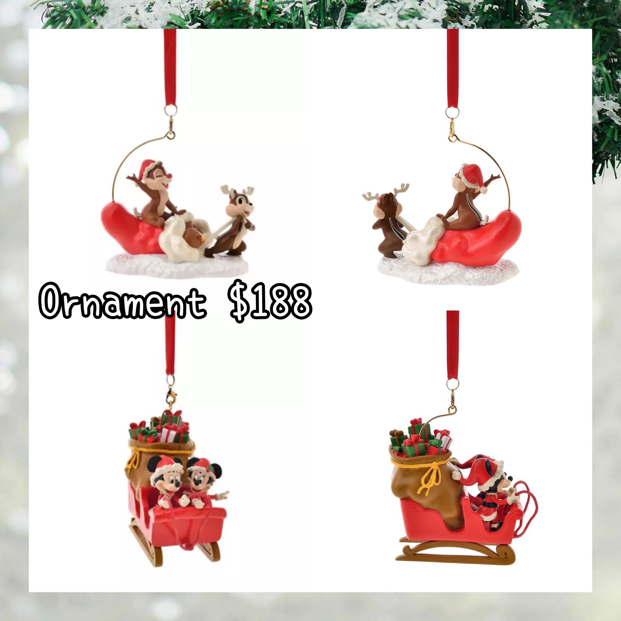 ：日本：2026 DISNEY CHRISTMAS ORNAMENT 2/10 日本發賣 ORNAMENT
