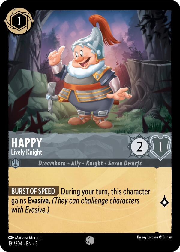 191/204 Happy - Lively Knight [Foil]