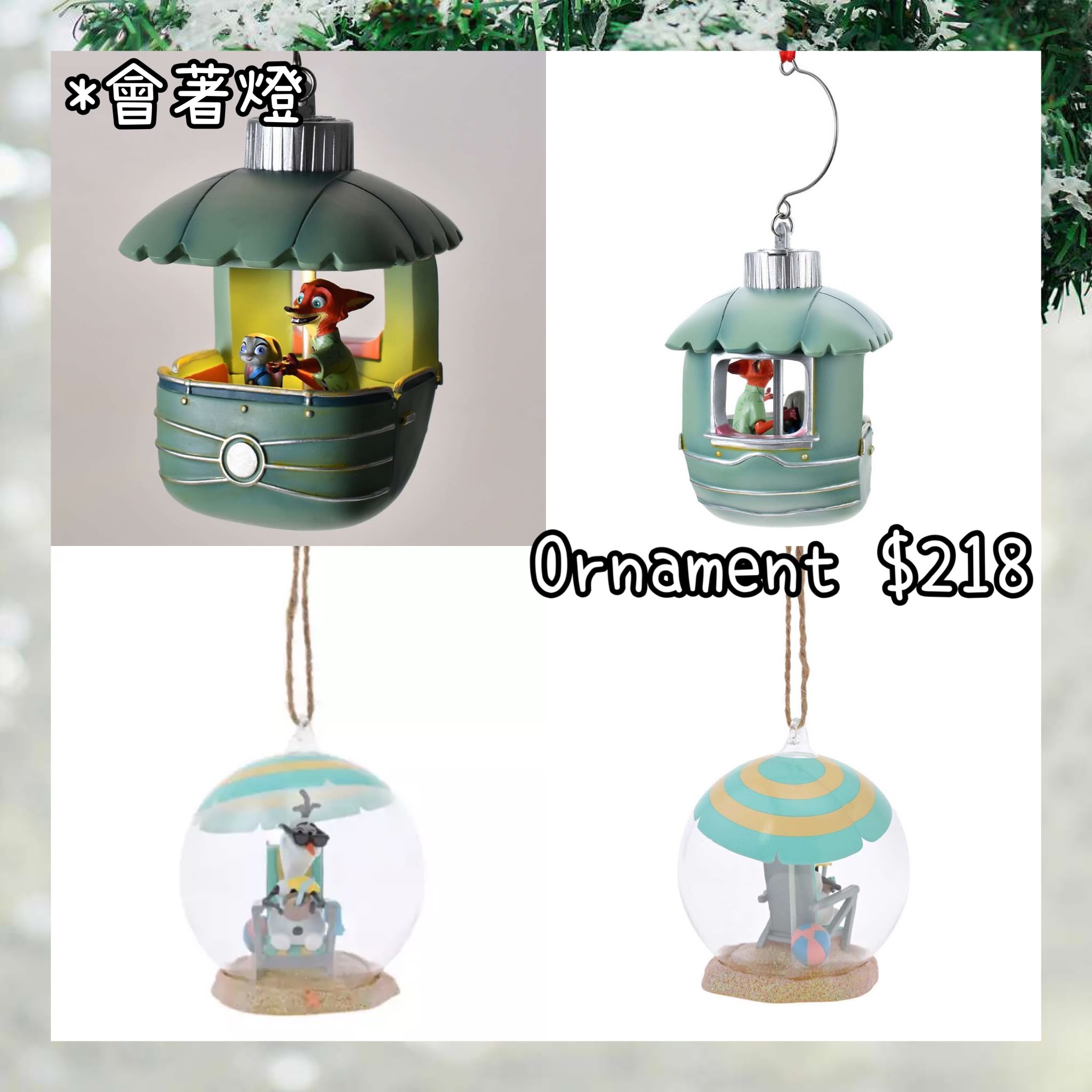：日本：2026 DISNEY CHRISTMAS ORNAMENT 2/10 日本發賣 ORNAMENT