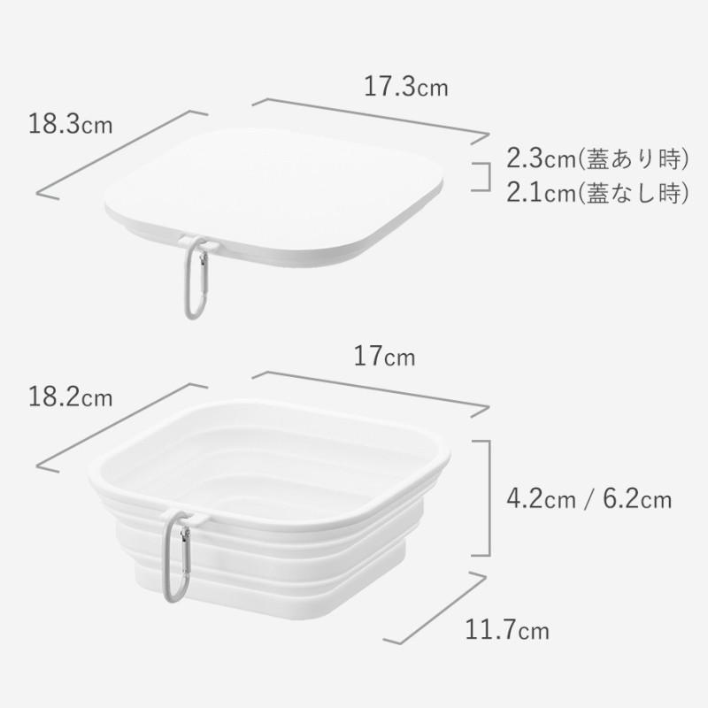 🔥🔥【日本直送《NOOKS》摺疊式寵物食物碗】L