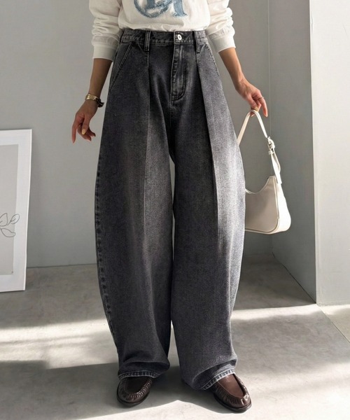 立體繭型牛仔褲【JP008】