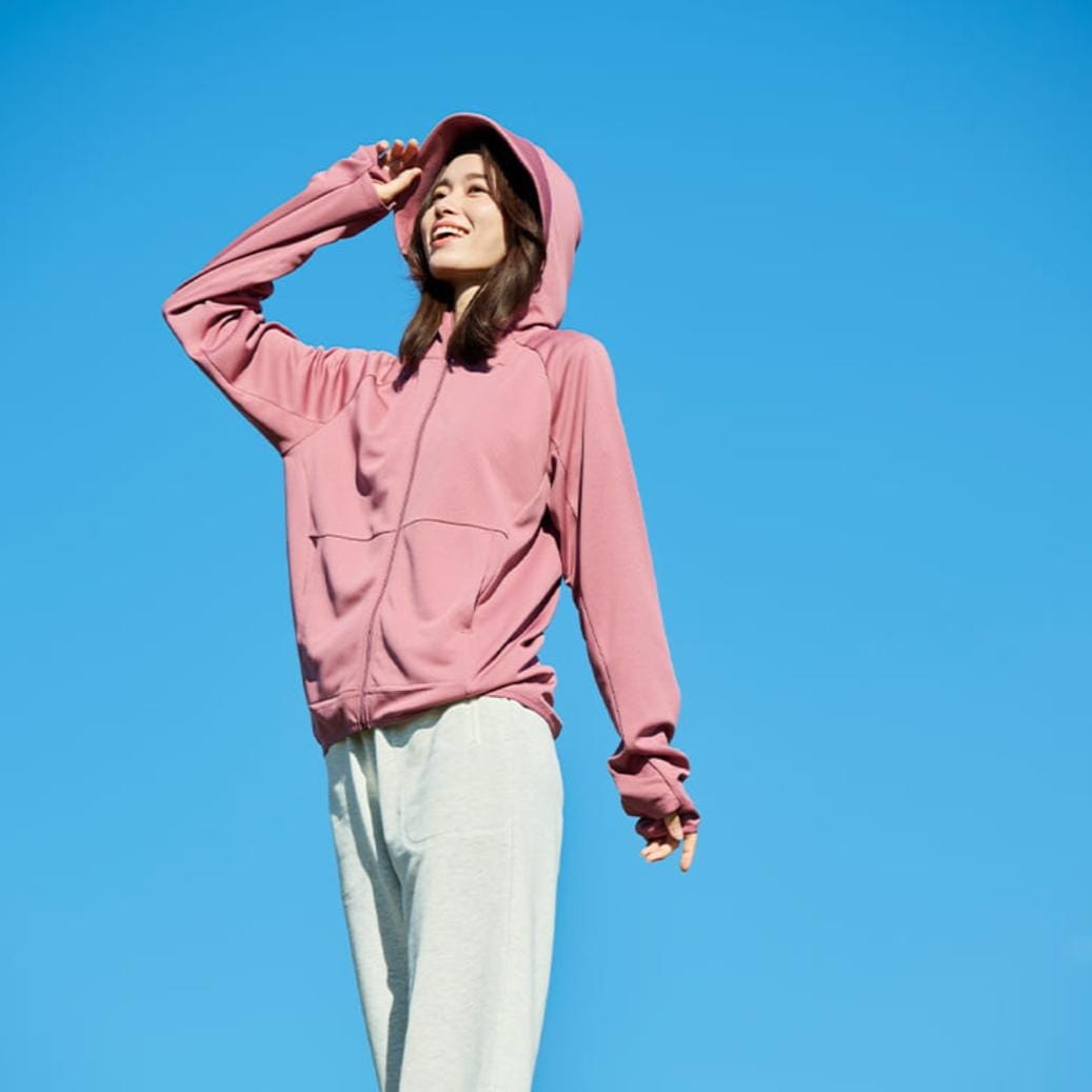 Workman  防曬連帽全拉鍊輕薄外套 女款戶外運動休閒