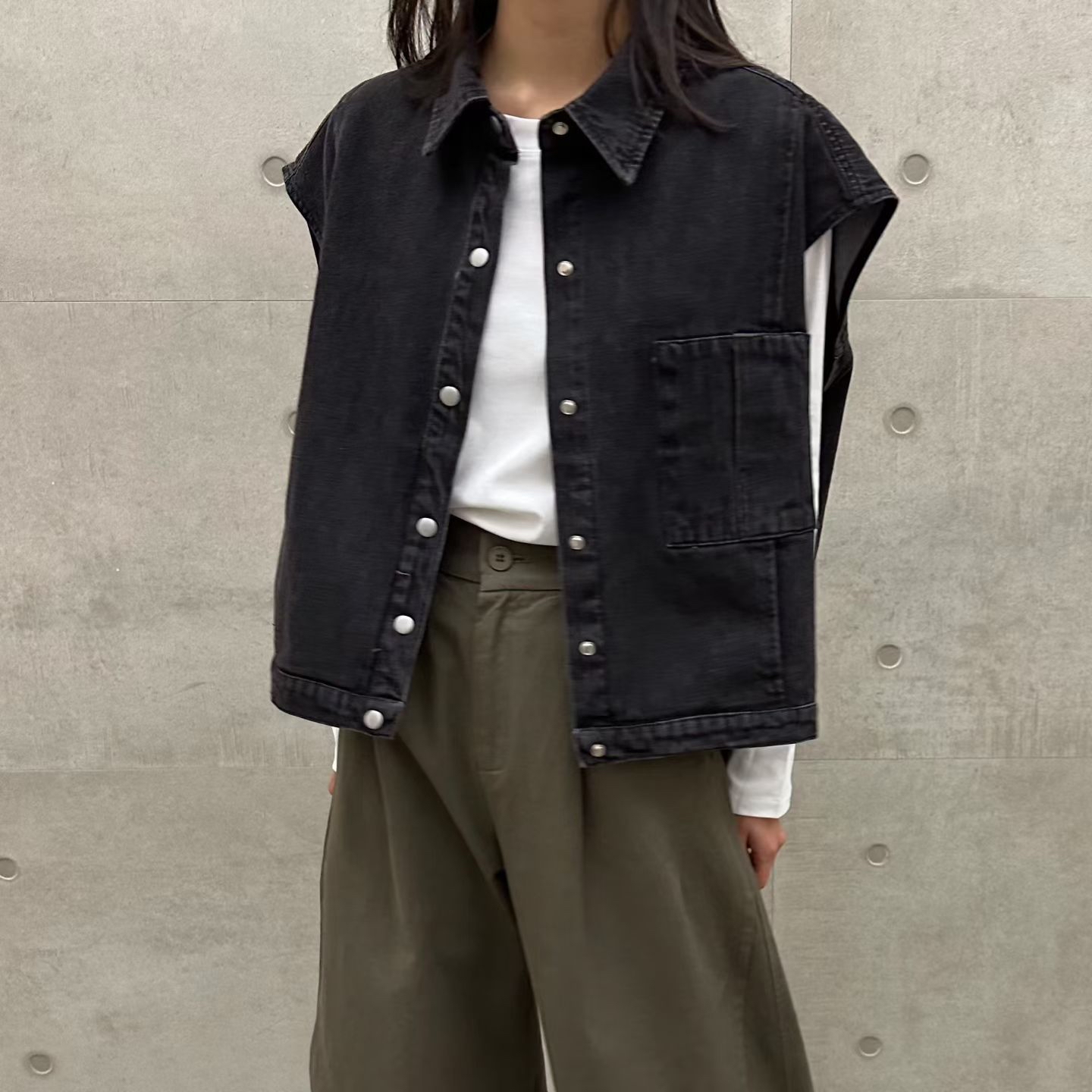 Eyeful 牛仔背心外套