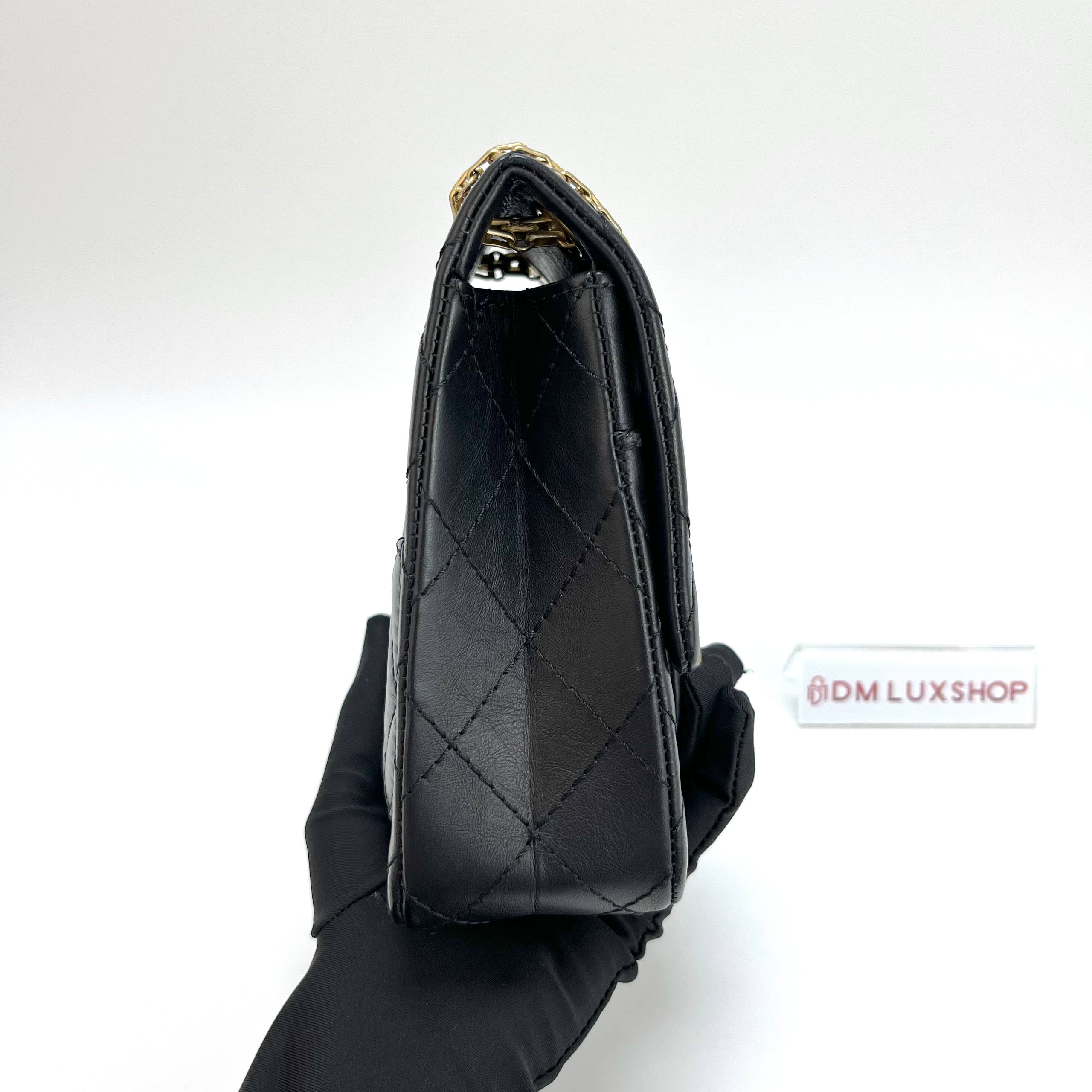Chanel 2.55 Reissue Black Mini Vertical Flap Bag GHW (Serial 30, Y: 2020)