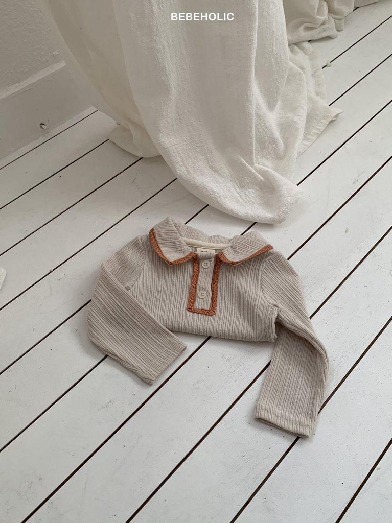 🌸預訂 韓國直送🌸🇰🇷BEBEHOLIC三色蕾絲花邊翻領長袖上衣