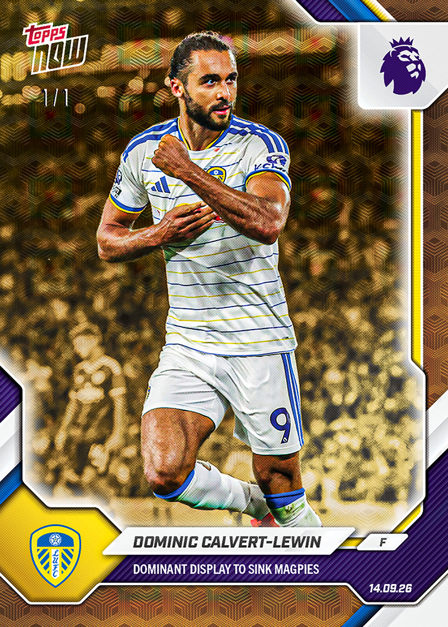 Dominic Calvert-Lewin - 2026-27 Premier League Topps NOW® #30【團購】