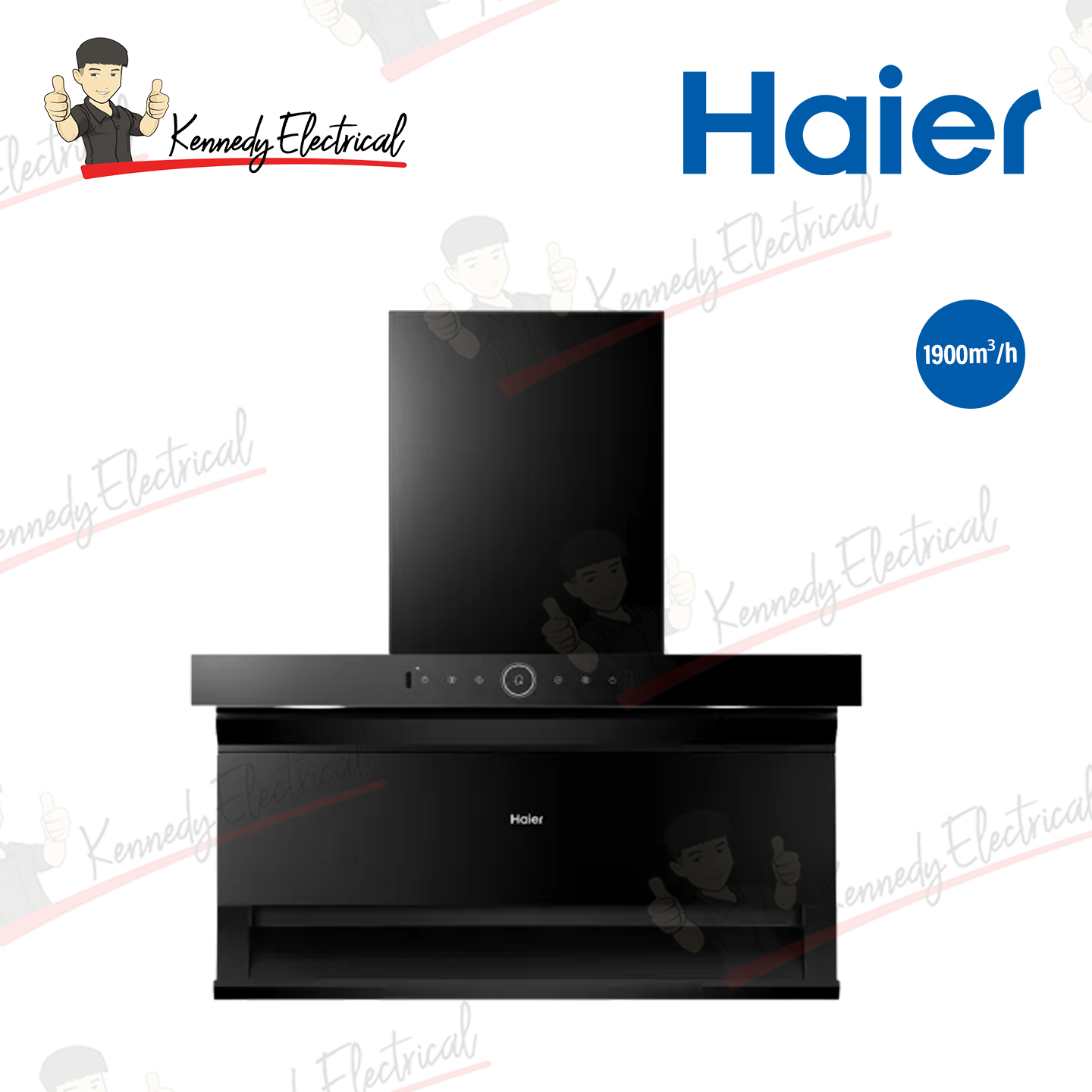 Haier 90cm Vertical Cooker Hood (HVQ-795HGBGMY)