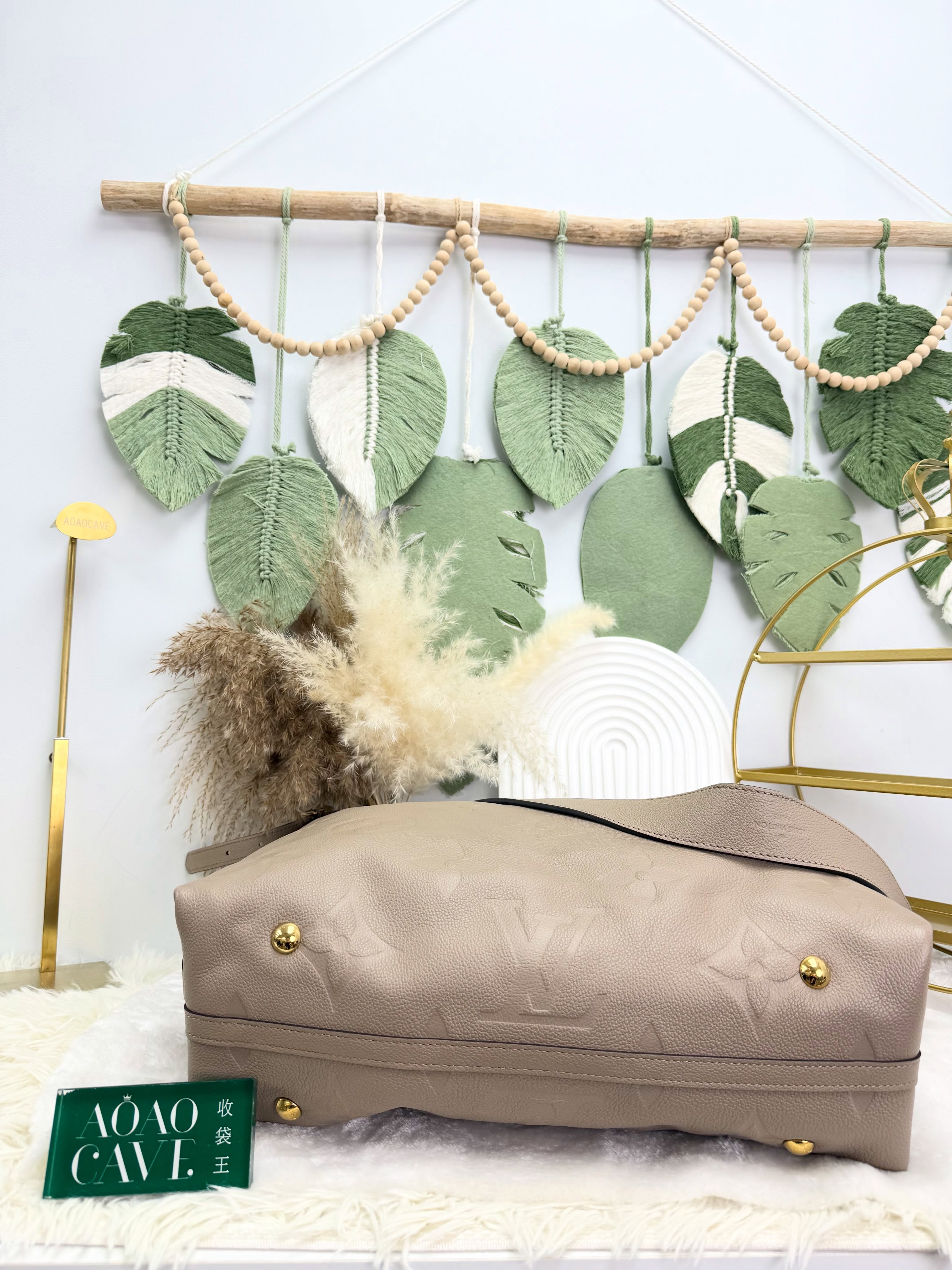 LV💼PRE OWNED 🛍️Carryall大象灰 大size 晶片款 有塵袋 🖤
