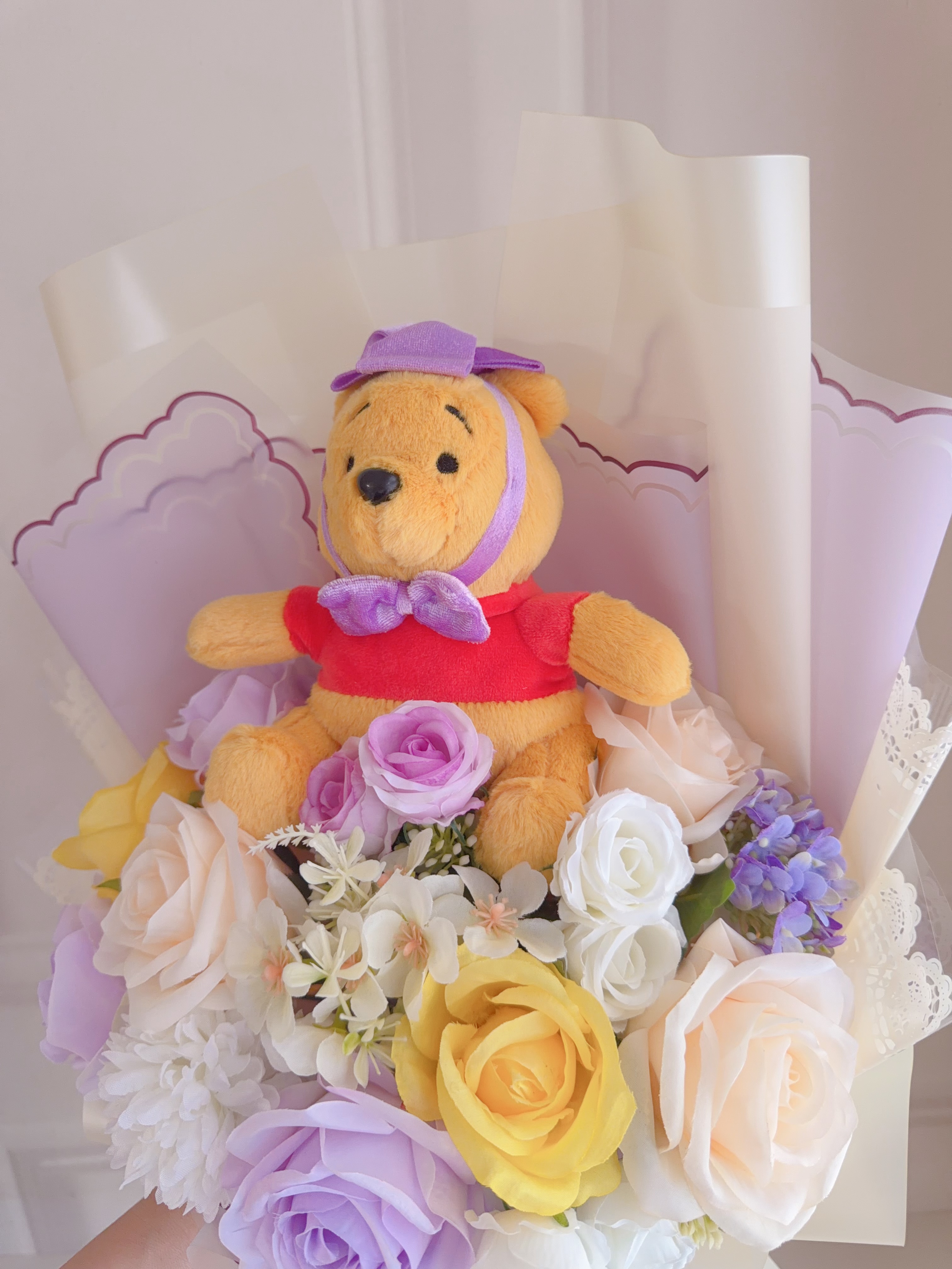 (現貨) Winnie the Pooh公仔花