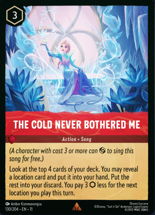 130/204 The Cold Never Bothered Me R
