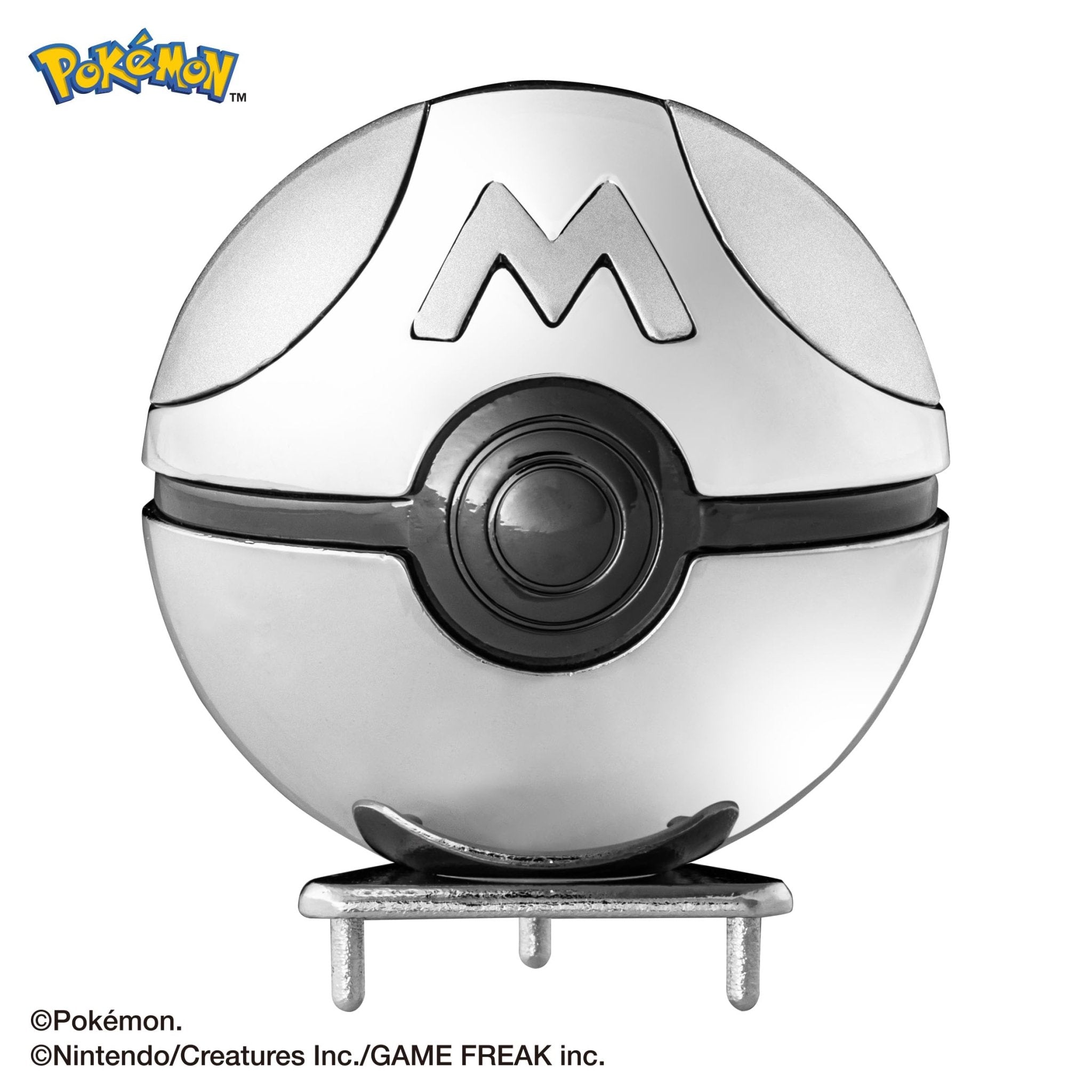 Pokémon 金屬益智解謎 HUZZLE 大師精靈球 Master Ball ，可拆解重組，附展示座 【現貨】