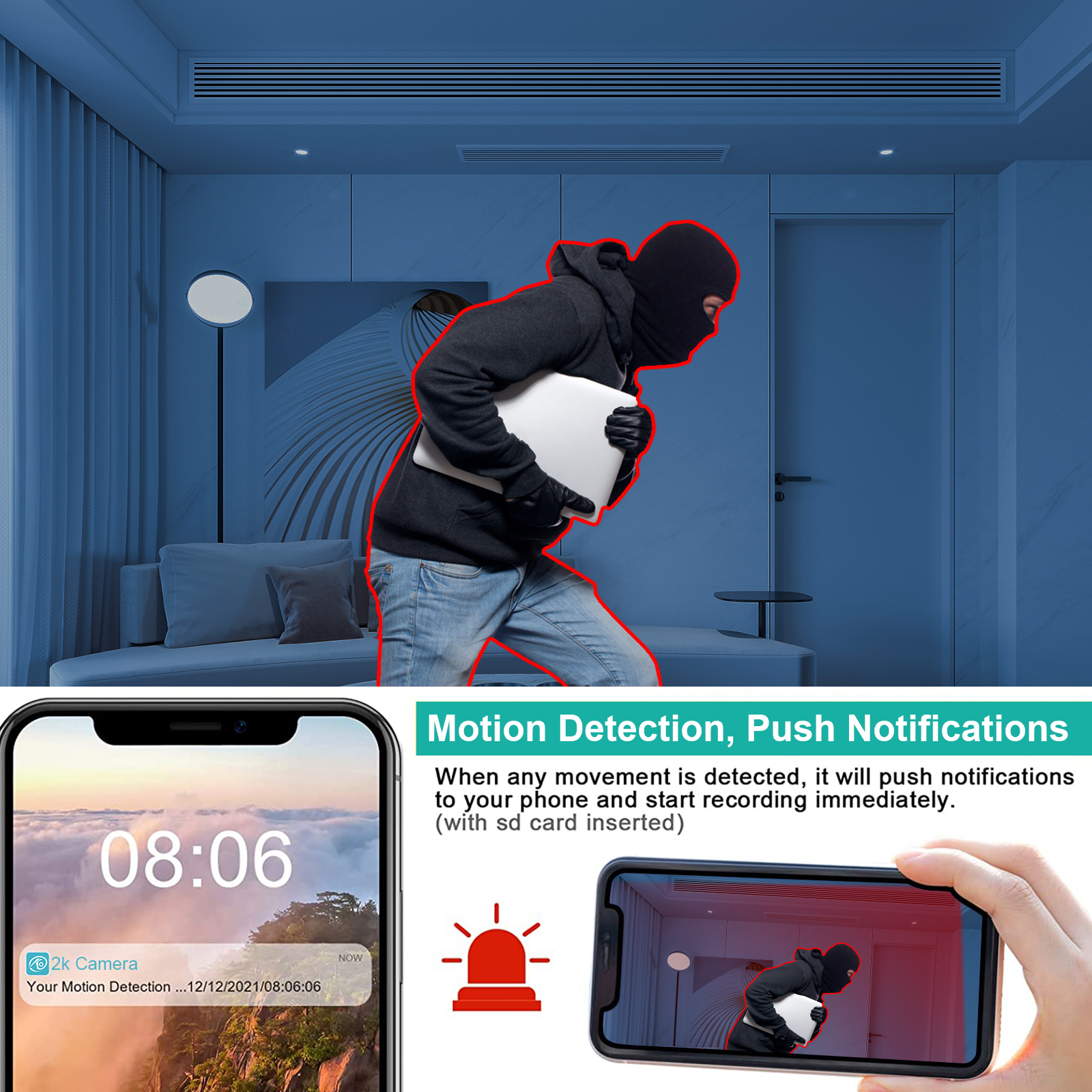 2K 充電式4G微型攝影機