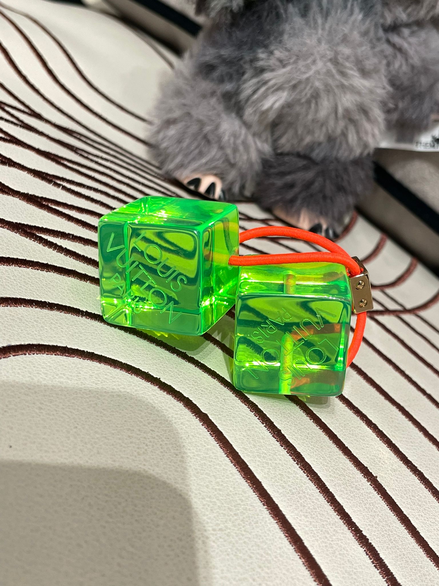 未使用品 LV PVC Elastic Hair Cube 100%Authentic, unused  