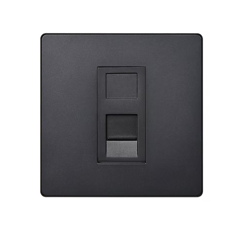 MK Aria 太空黑 單位 CAT3電話插座