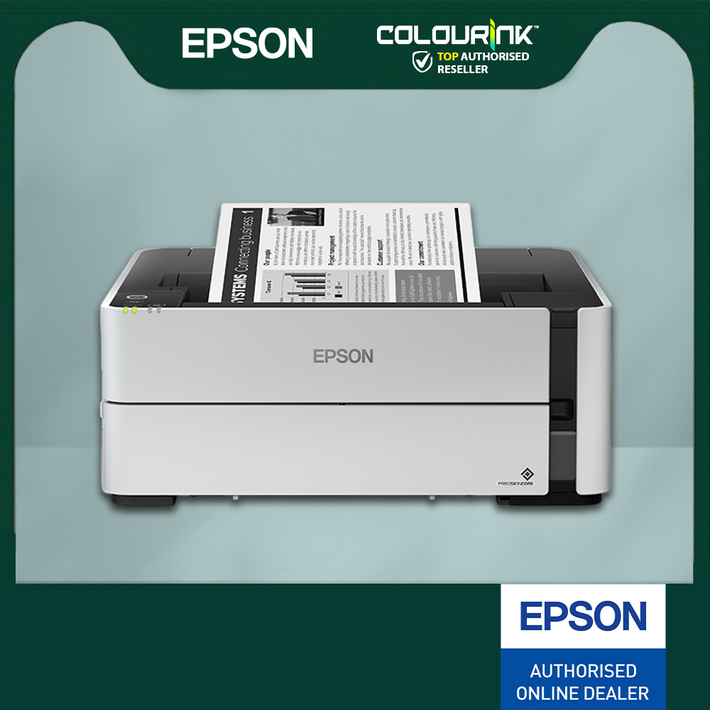 Epson EcoTank M1170 A4 Print Mono Refill Ink Tank WiFi Printer Mobile Wireless Print similar to L3210 L3250 L2370DN
