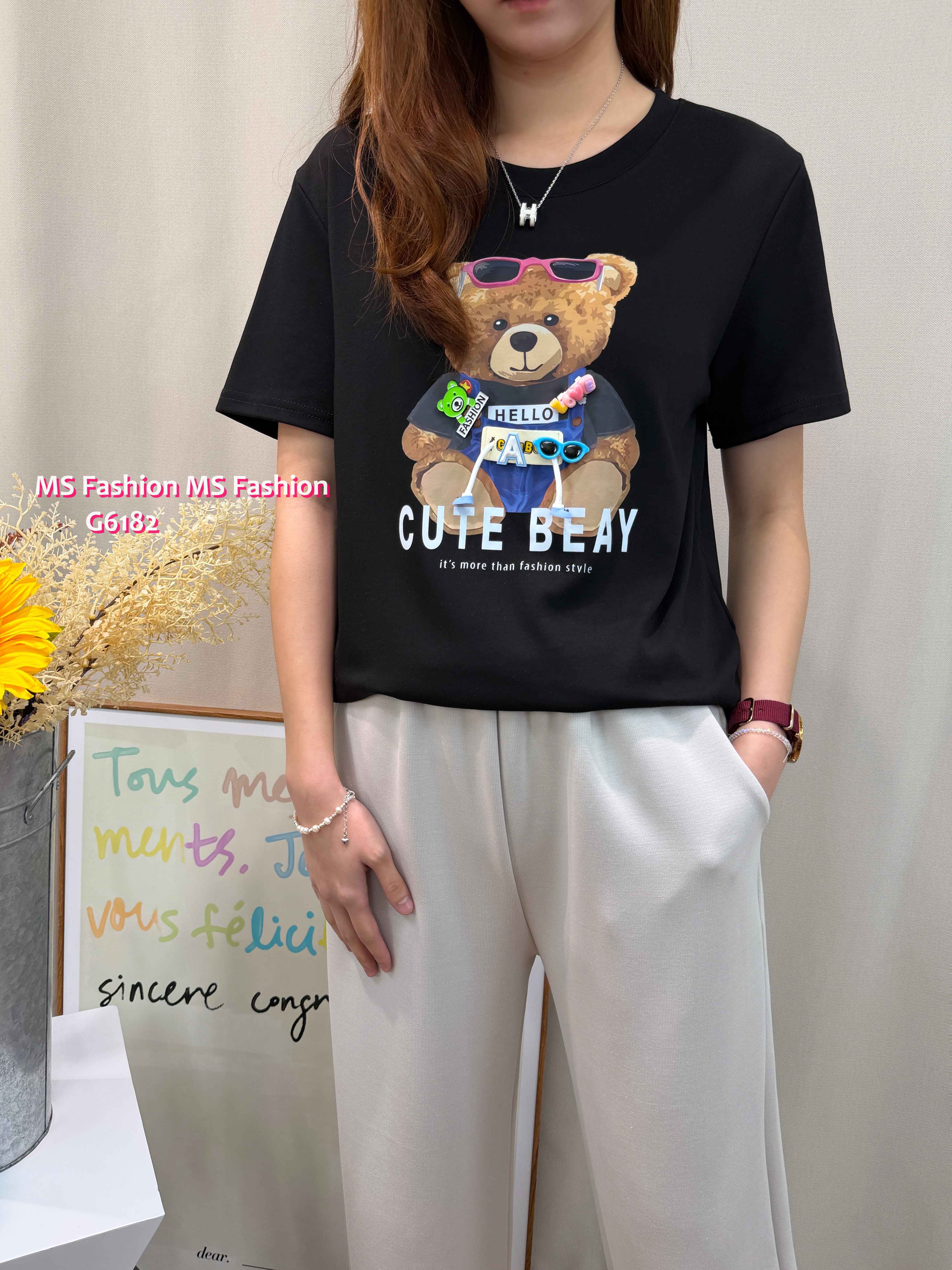 G6180/G6182 韓國🇰🇷靚print tee