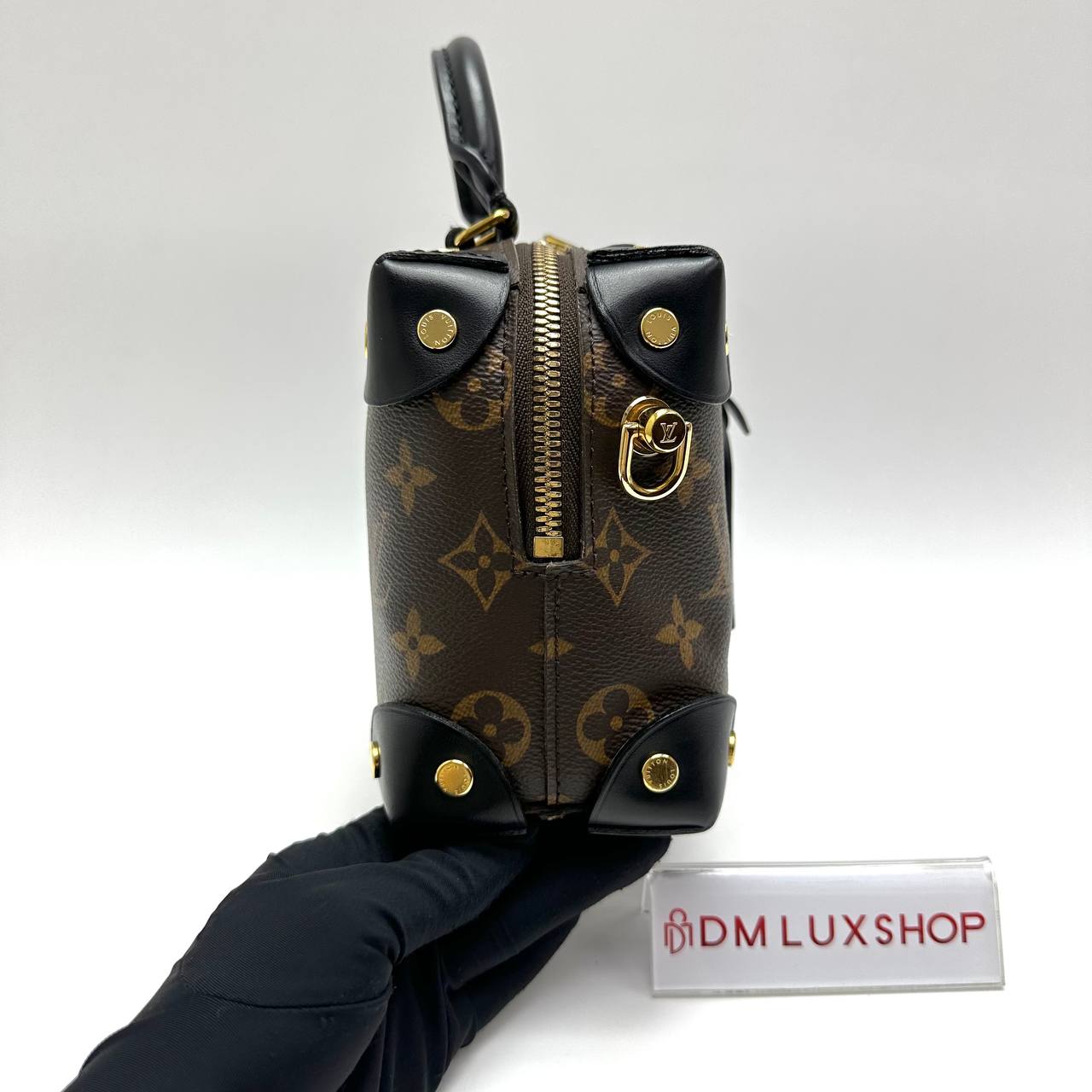LV Monogram Black Petit Malle Souple